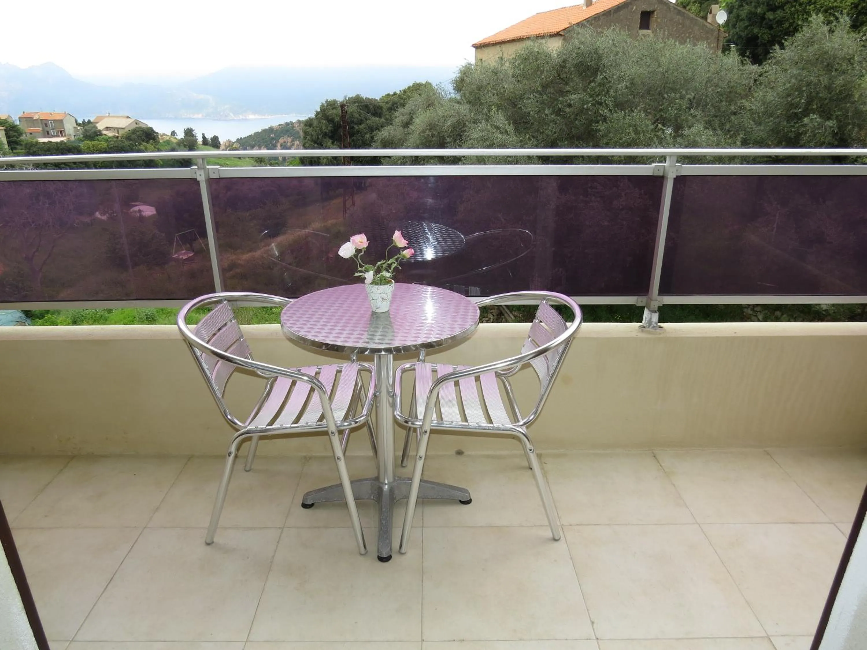 Balcony/Terrace in Hôtel Mare E Monti