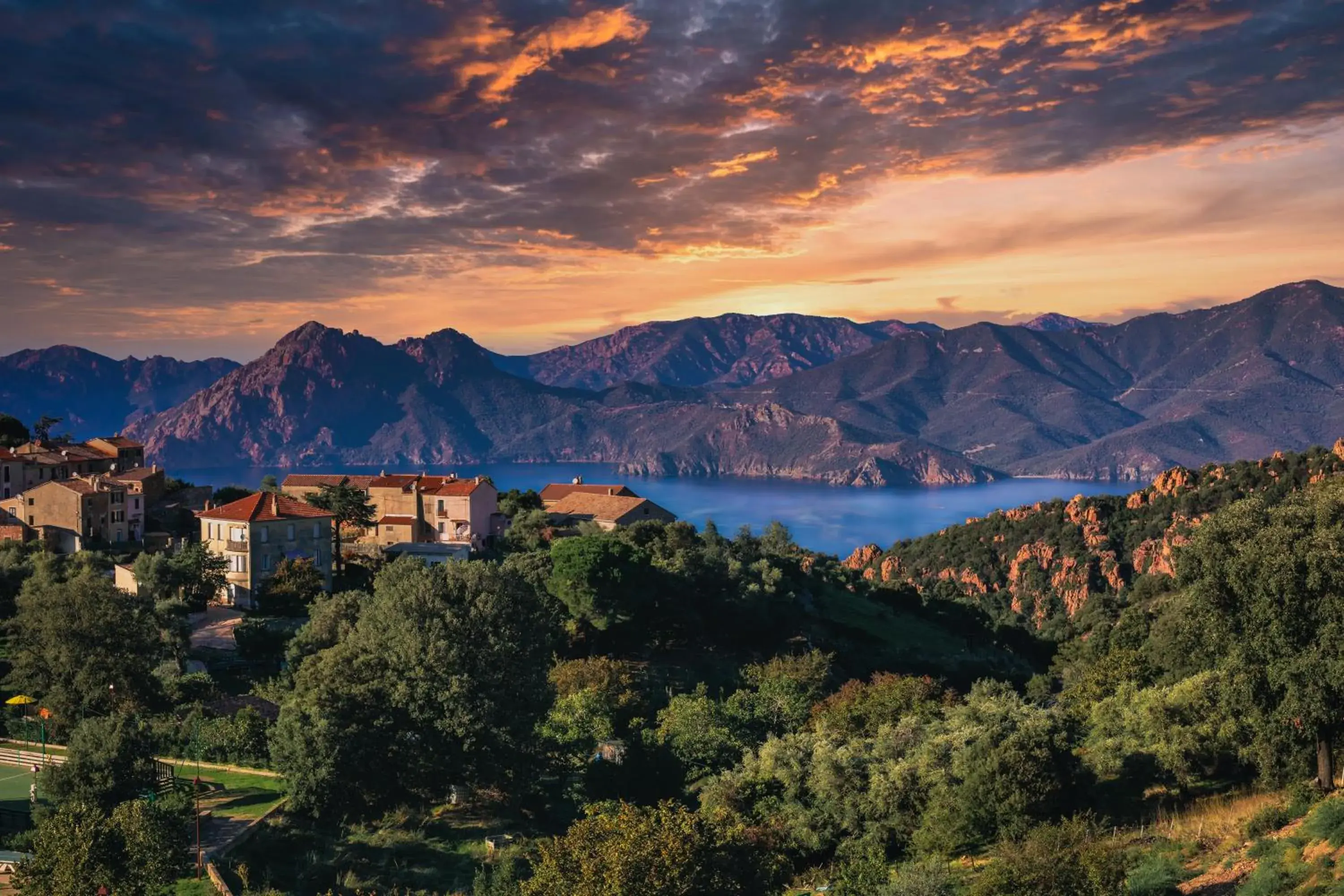 Double Room with Sea View in Hôtel Mare E Monti Double Room with Sea View in Hôtel Mare E Monti