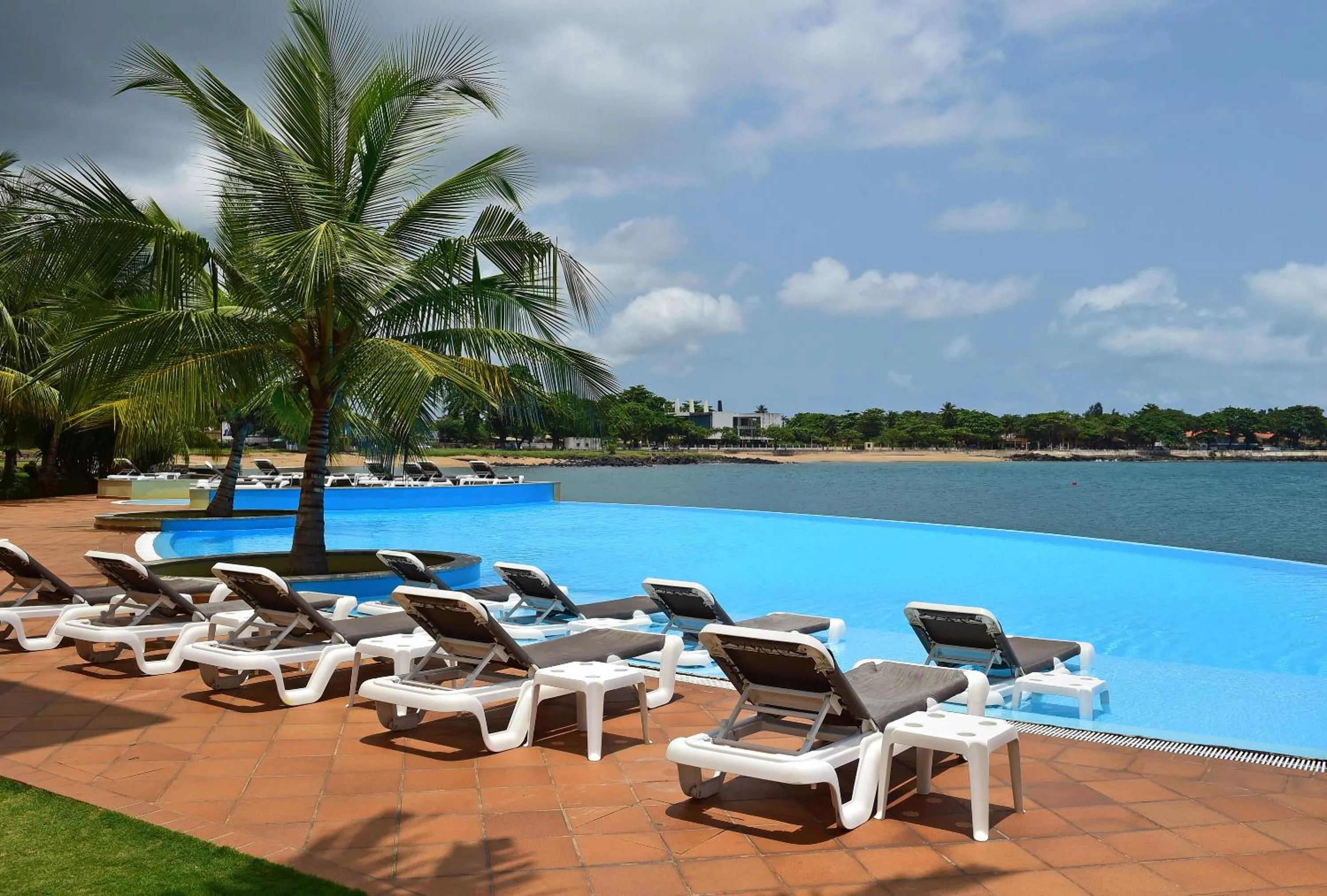 Swimming pool in Pestana Sao Tome