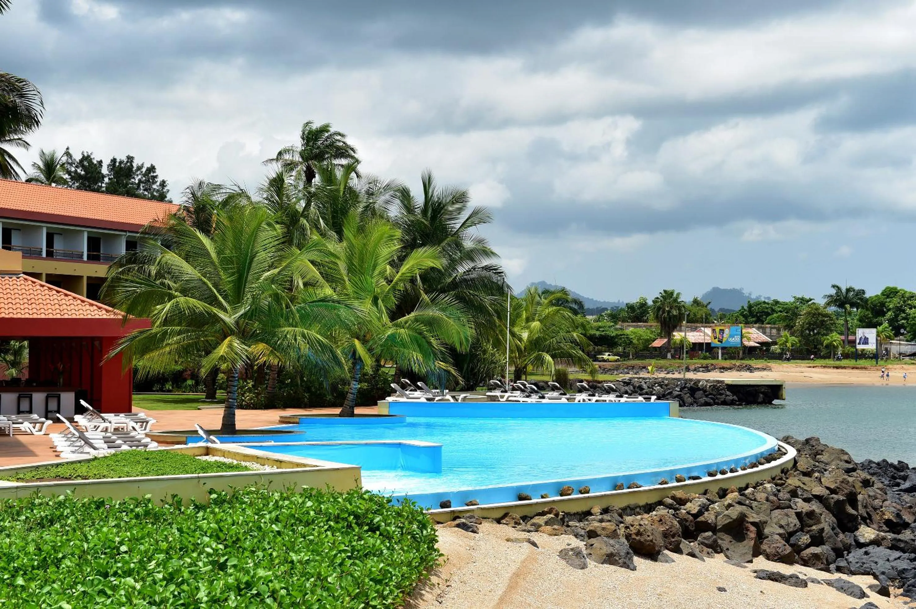 Swimming pool in Pestana Sao Tome