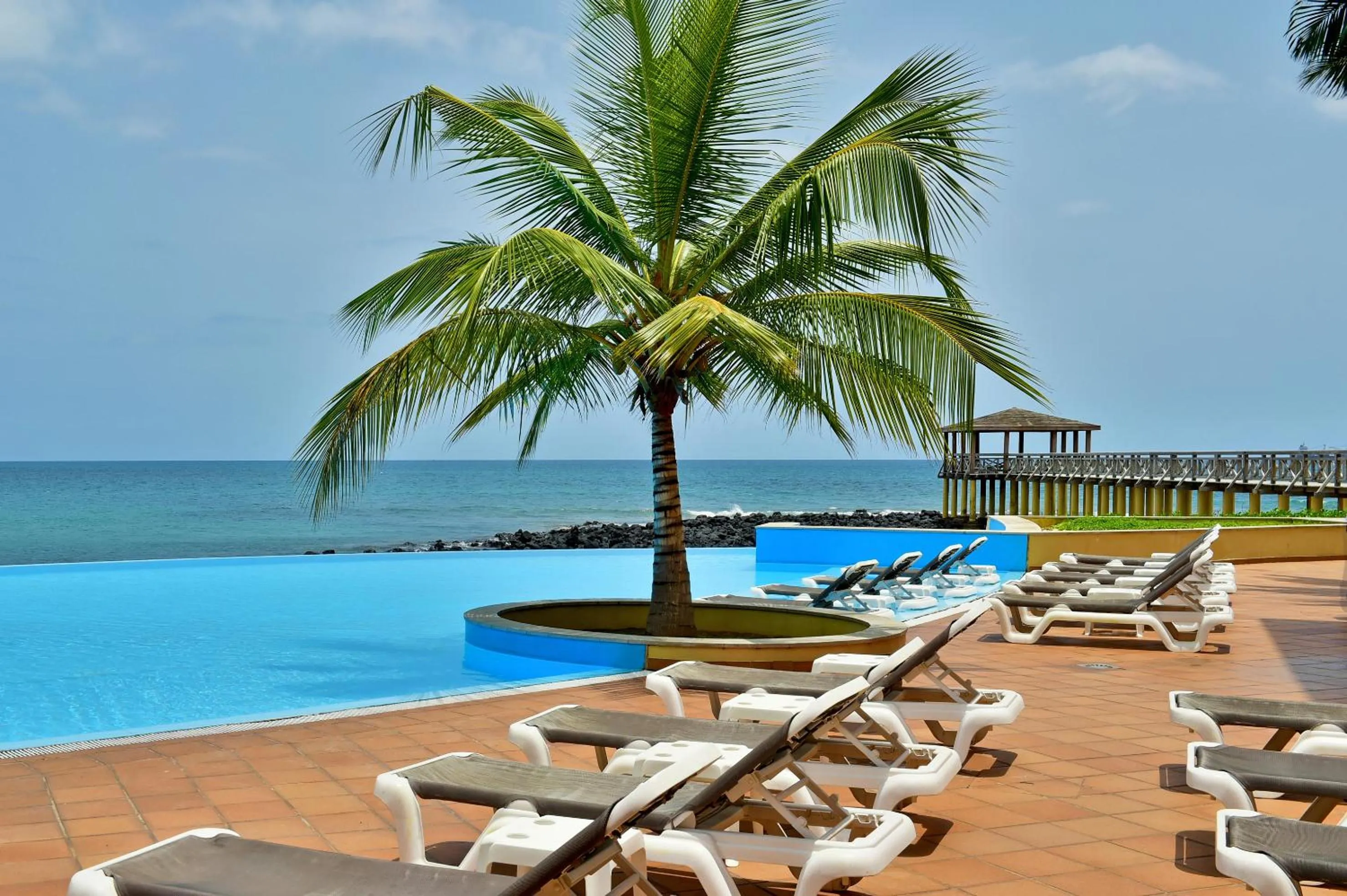 Swimming pool in Pestana Sao Tome