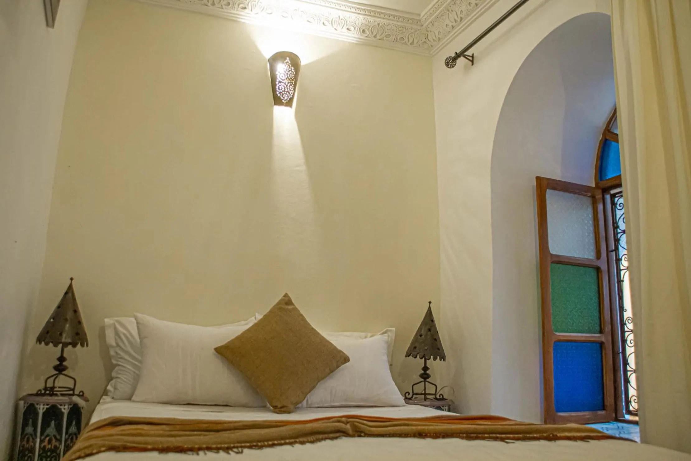 Bed in Riad Dar Tamlil