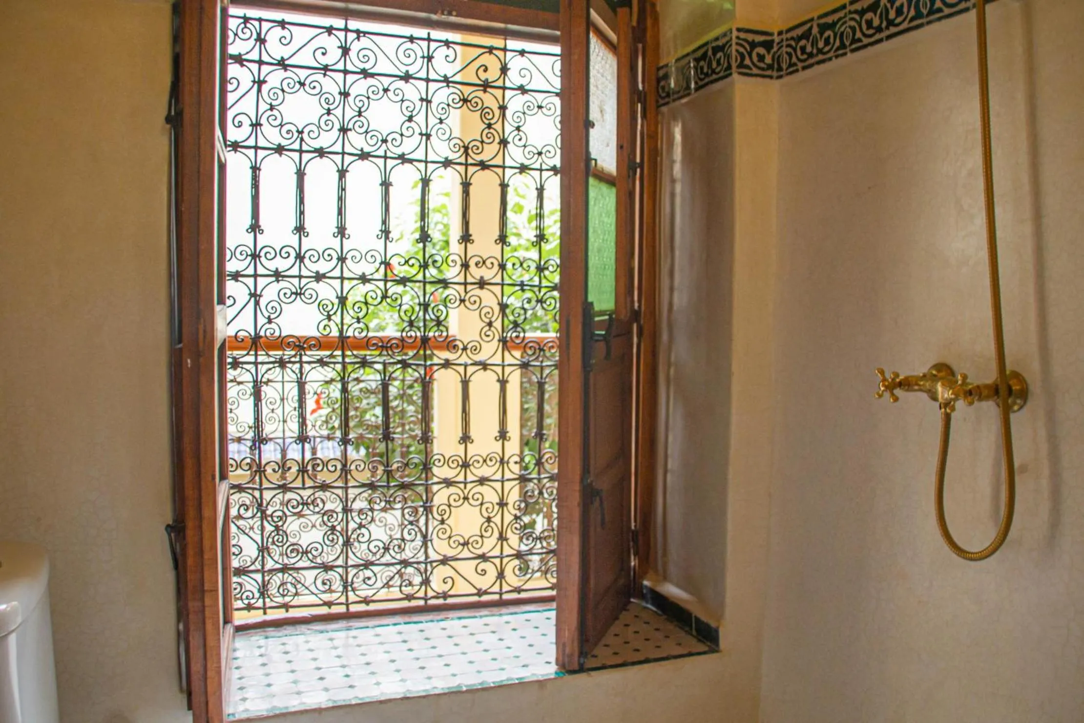 Inner courtyard view in Riad Dar Tamlil