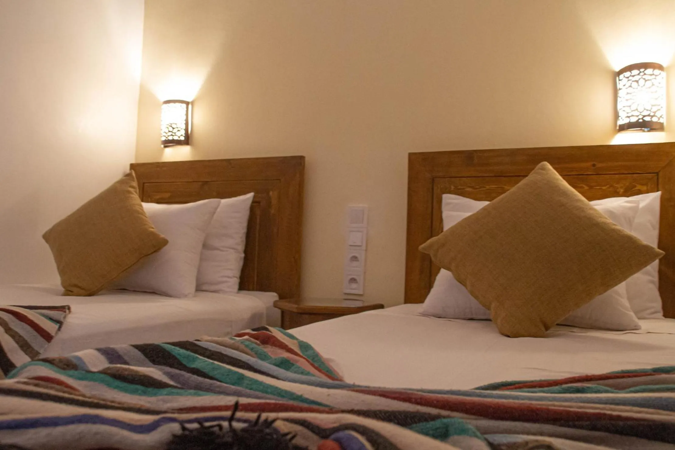 Bed in Riad Dar Tamlil