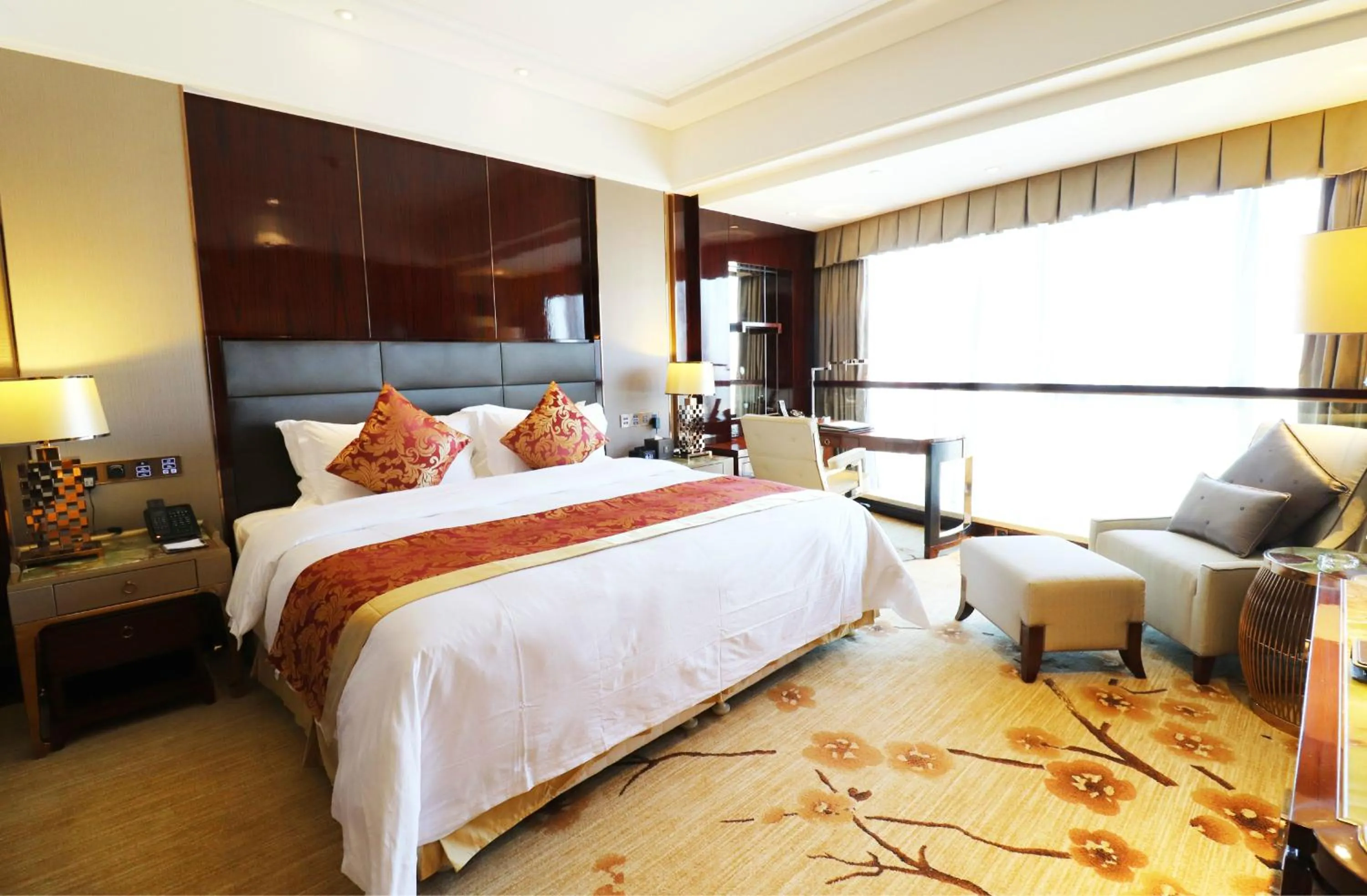 Bed in Estandon Hotel Guangzhou