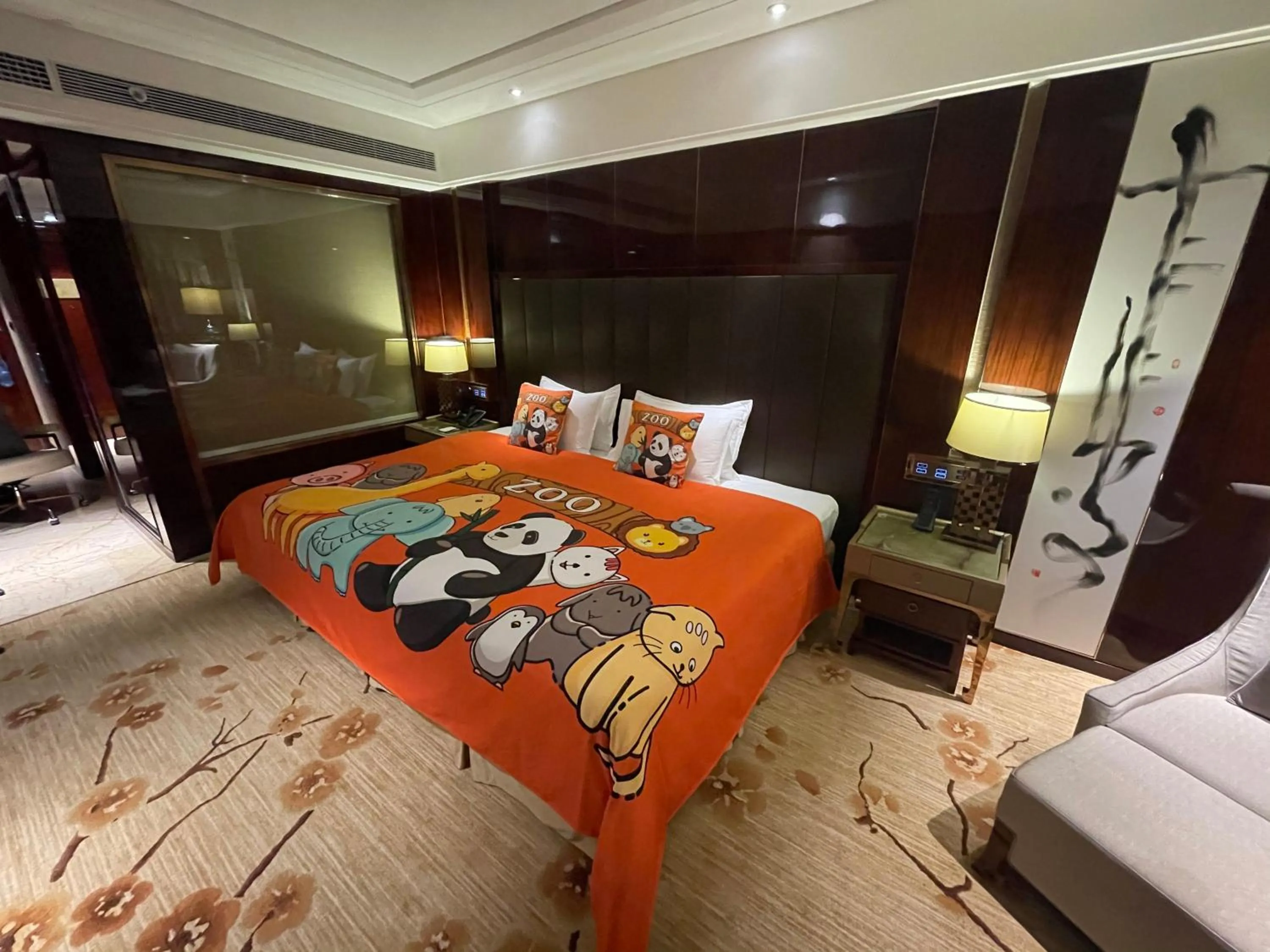 Bed in Estandon Hotel Guangzhou