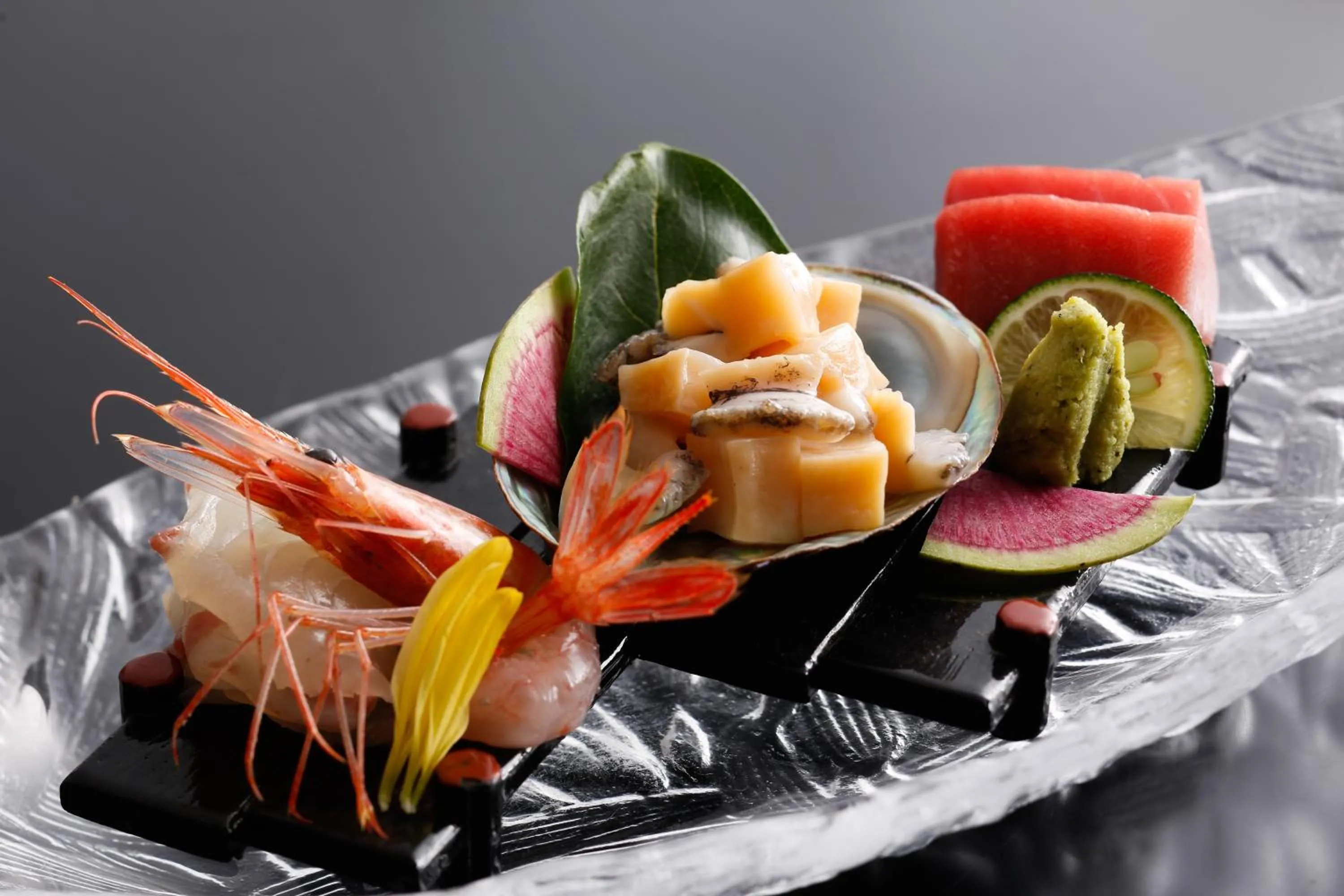 Dinner in Yamanaka Onsen Hanatsubaki