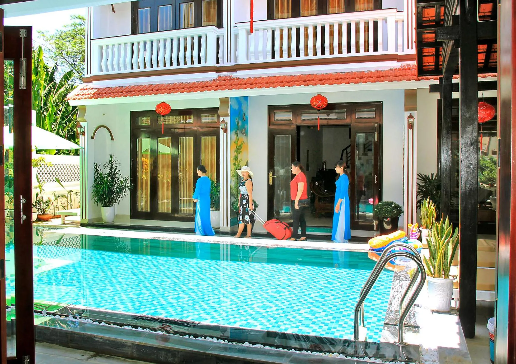 Swimming pool in Green Island Villa Hoi An