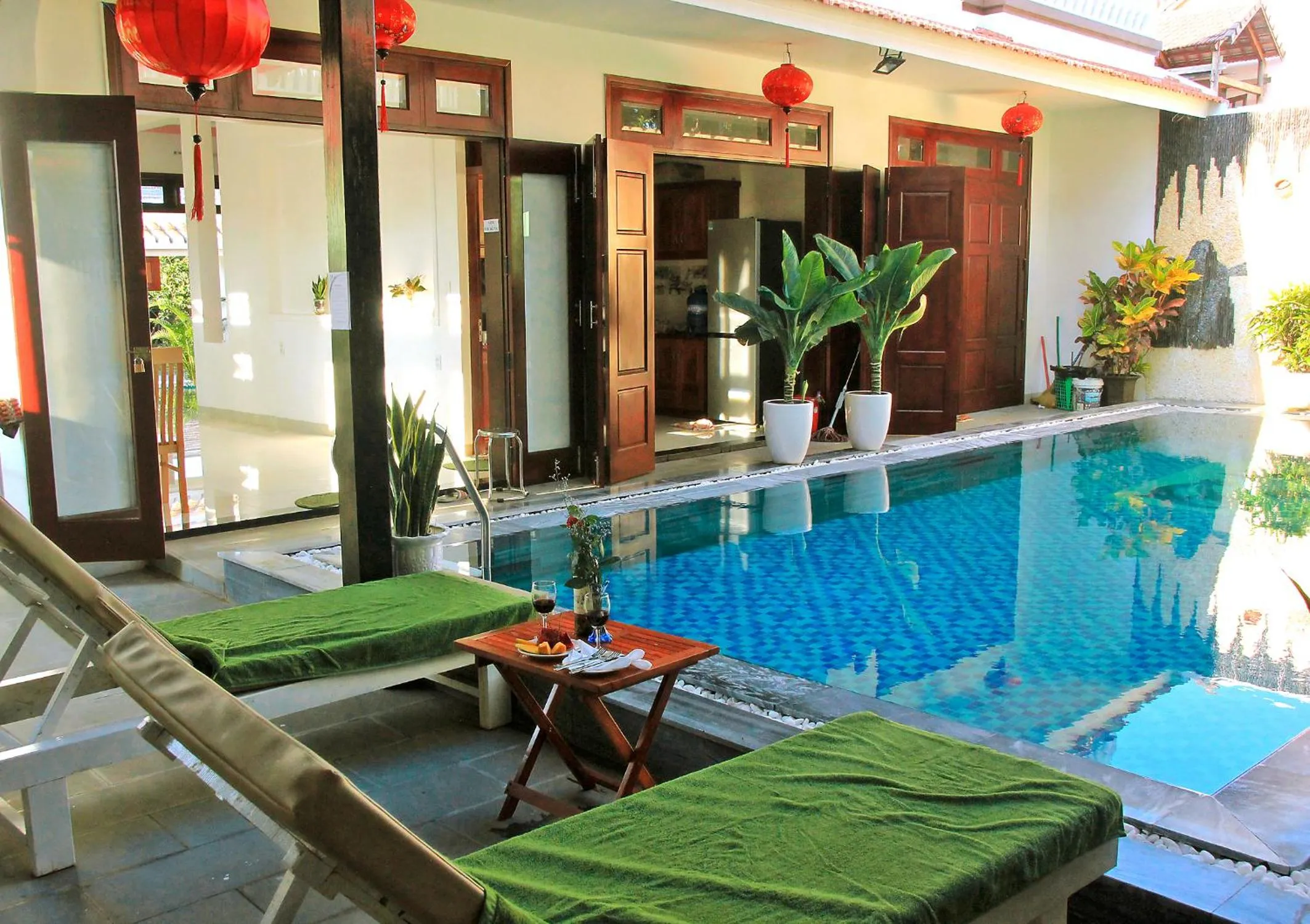 Swimming pool in Green Island Villa Hoi An