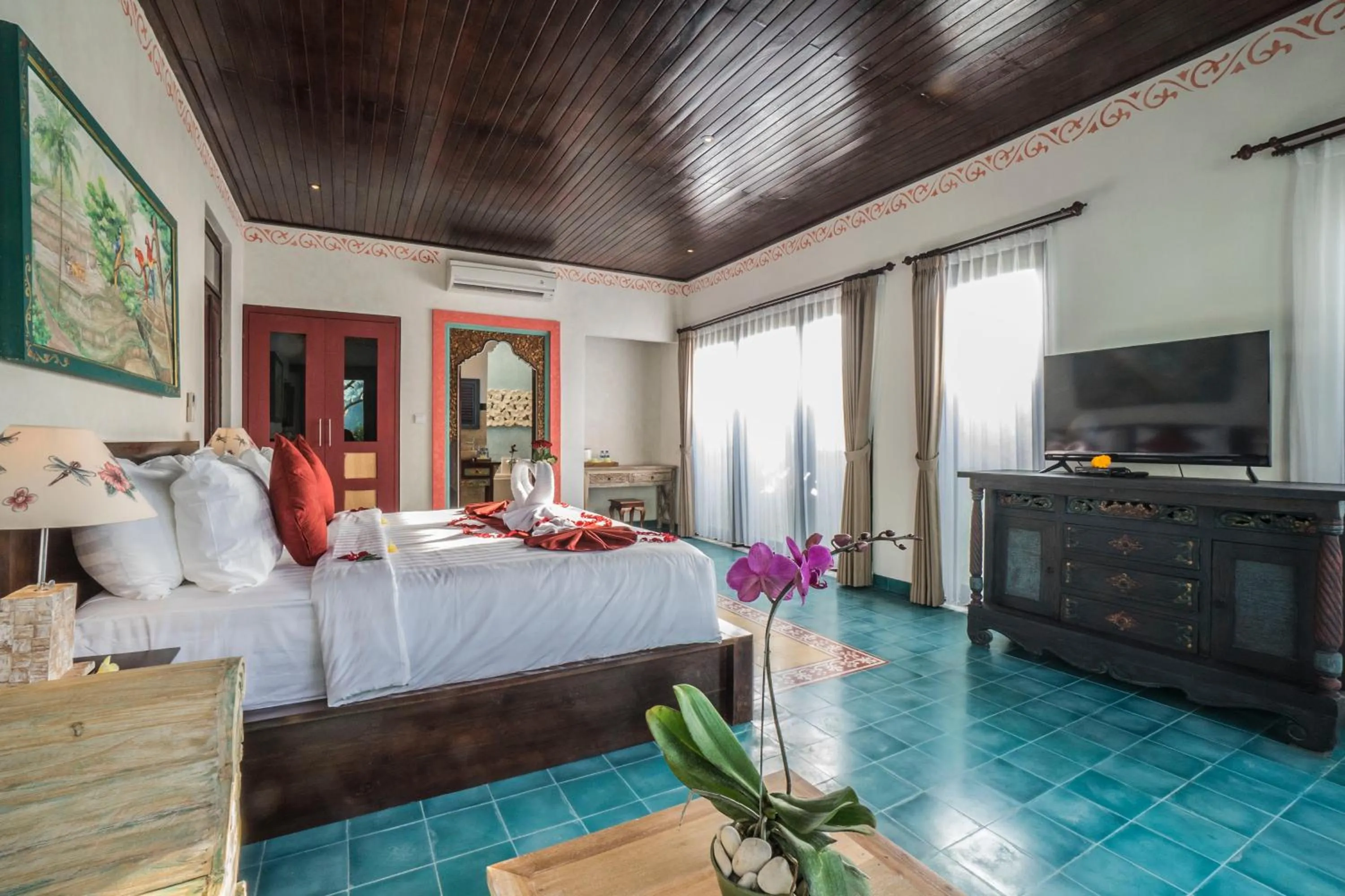 Bedroom, Bed in Villa Tanah Carik by Mahaputra