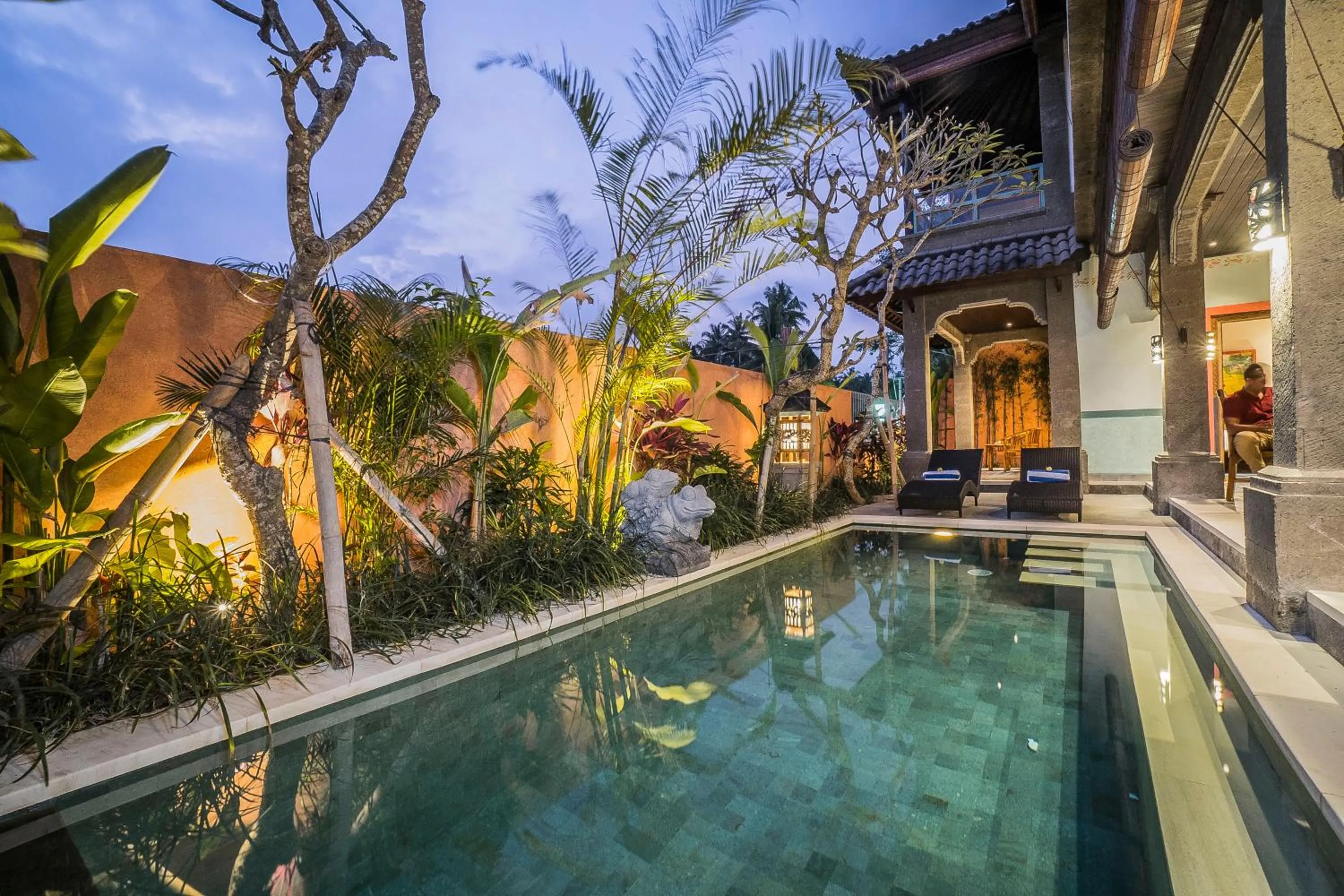 Swimming pool in Villa Tanah Carik by Mahaputra