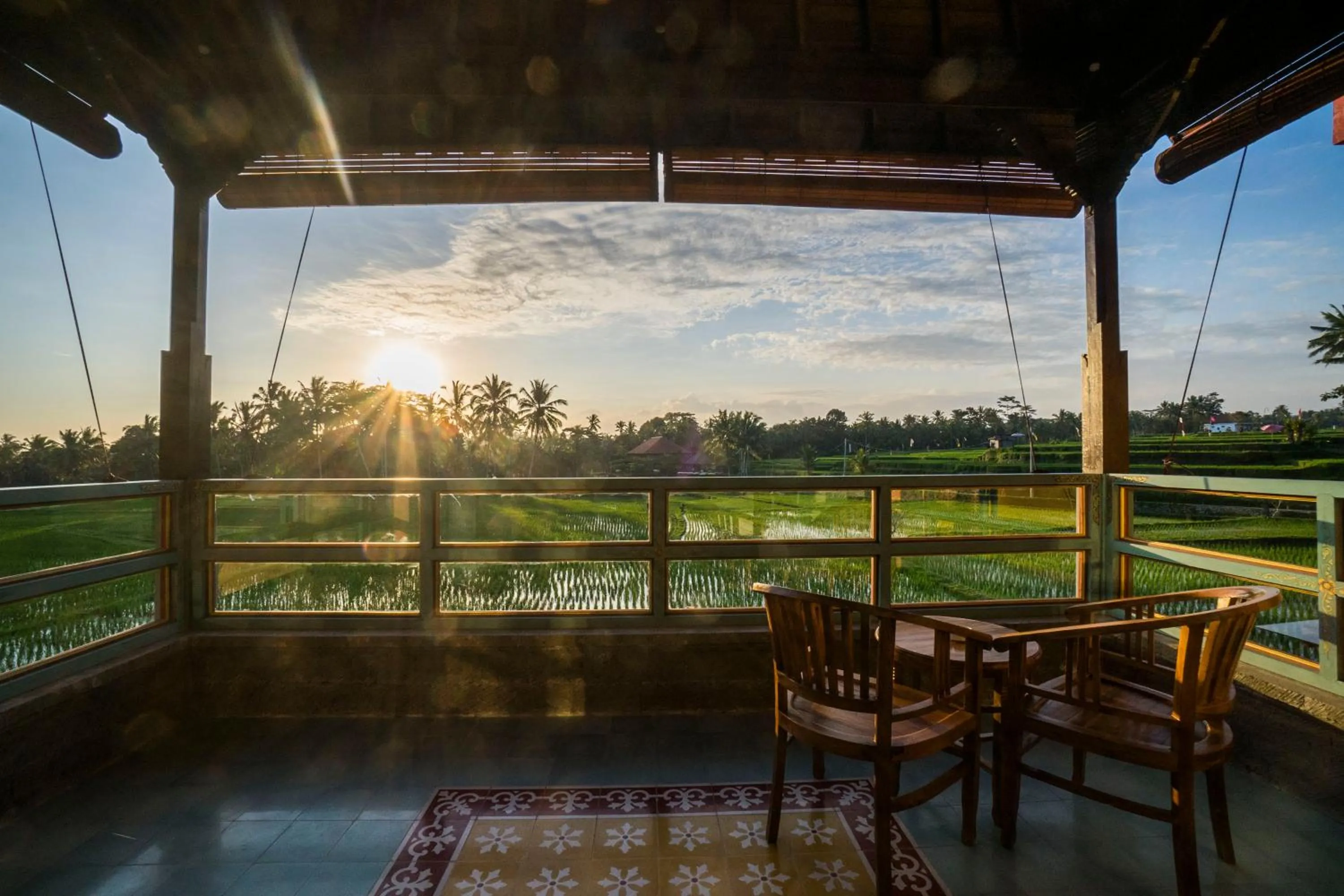 Sunset in Villa Tanah Carik by Mahaputra