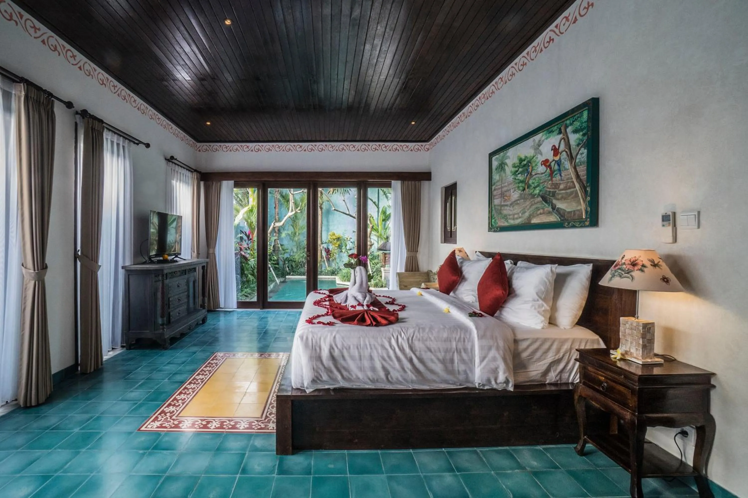 Photo of the whole room, Bed in Villa Tanah Carik by Mahaputra