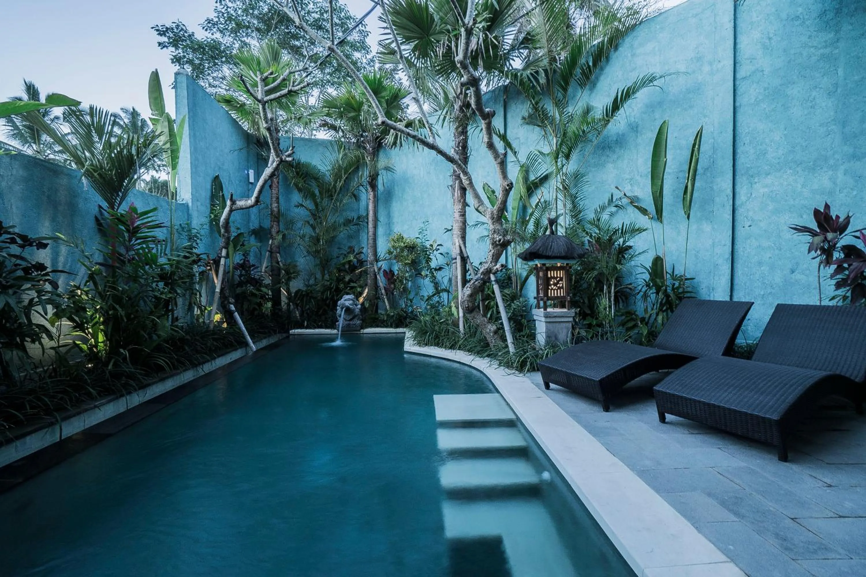 Swimming pool in Villa Tanah Carik by Mahaputra