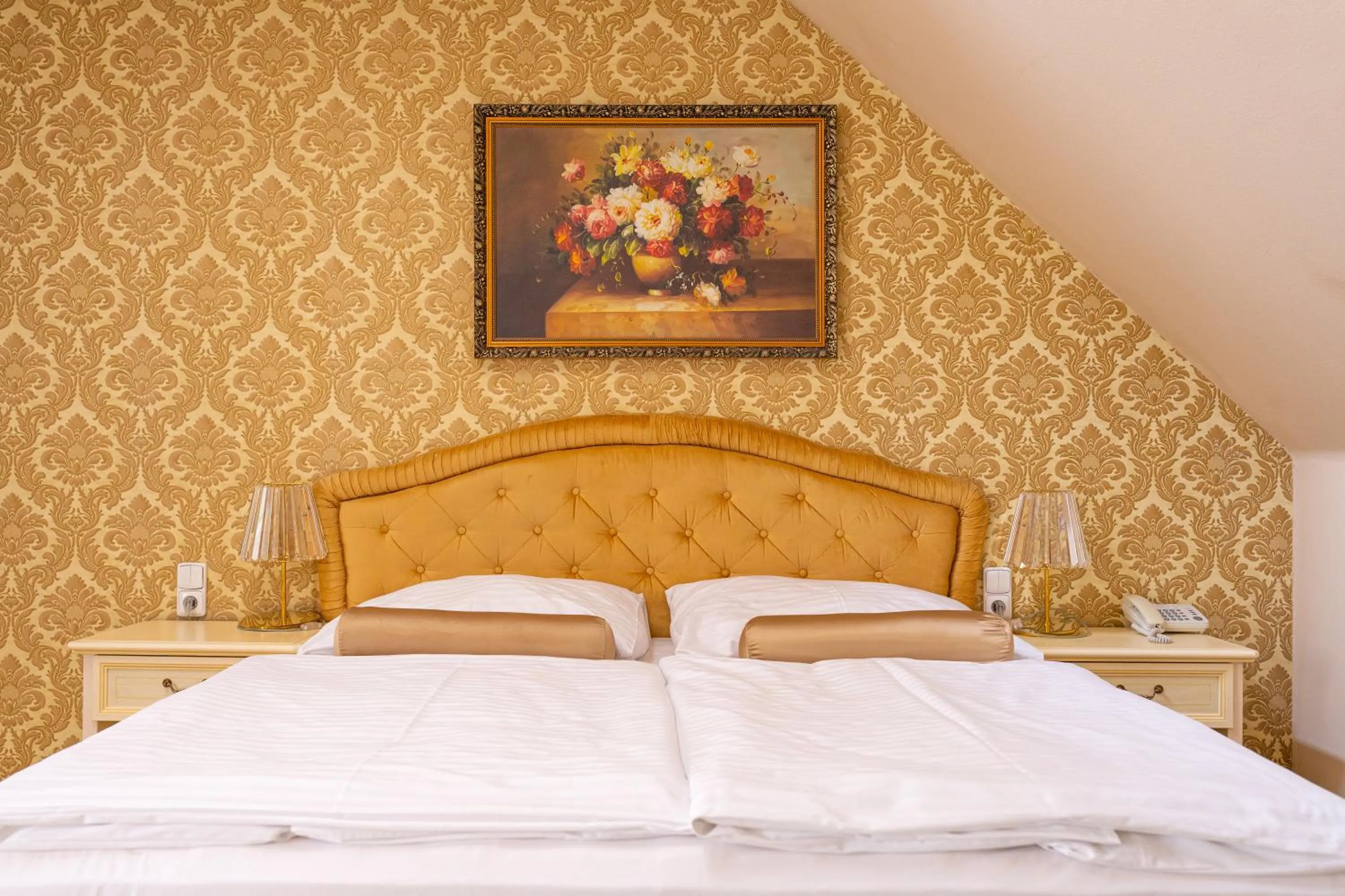 Bed in Spa Hotel Vita