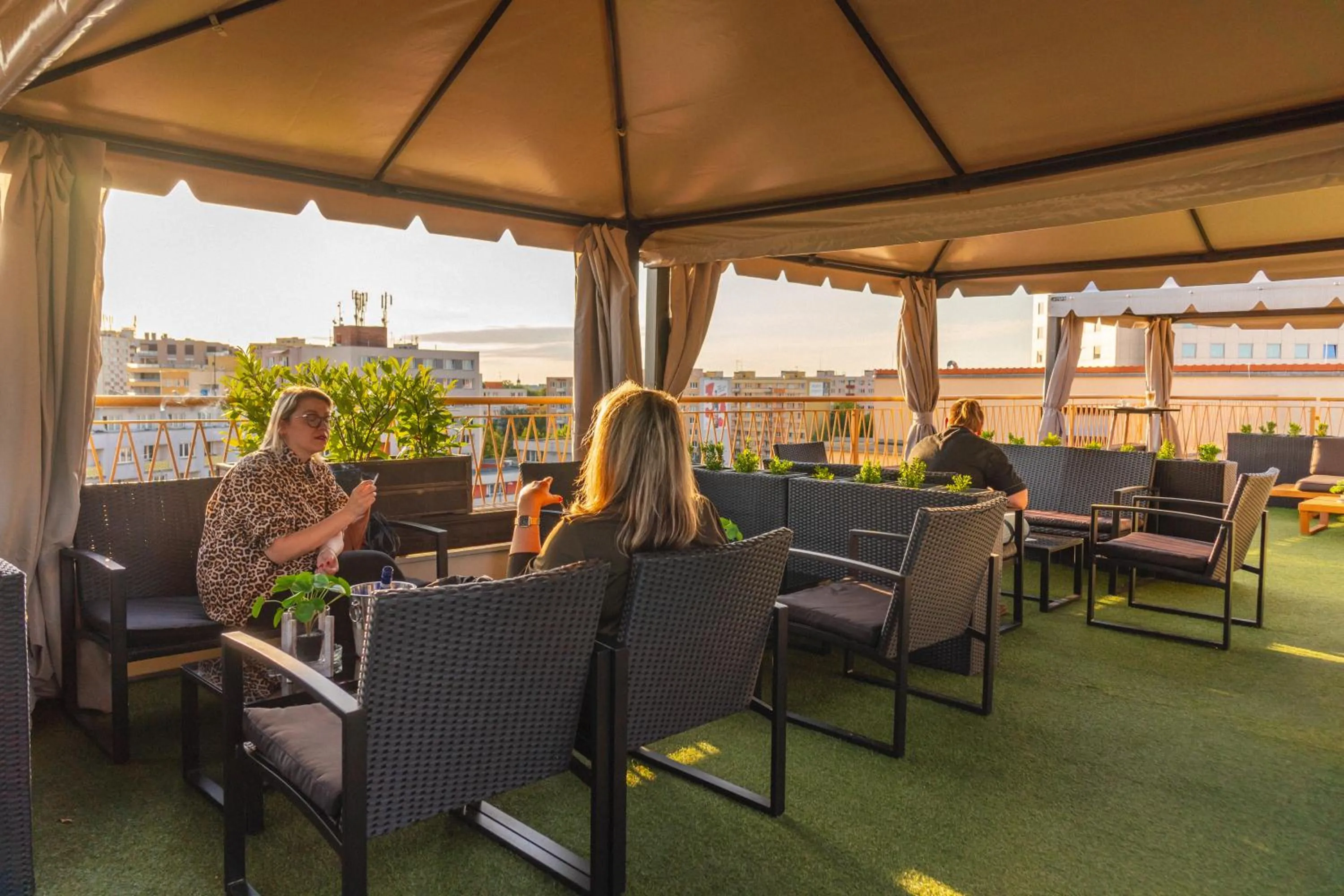 Patio in Spa Hotel Vita