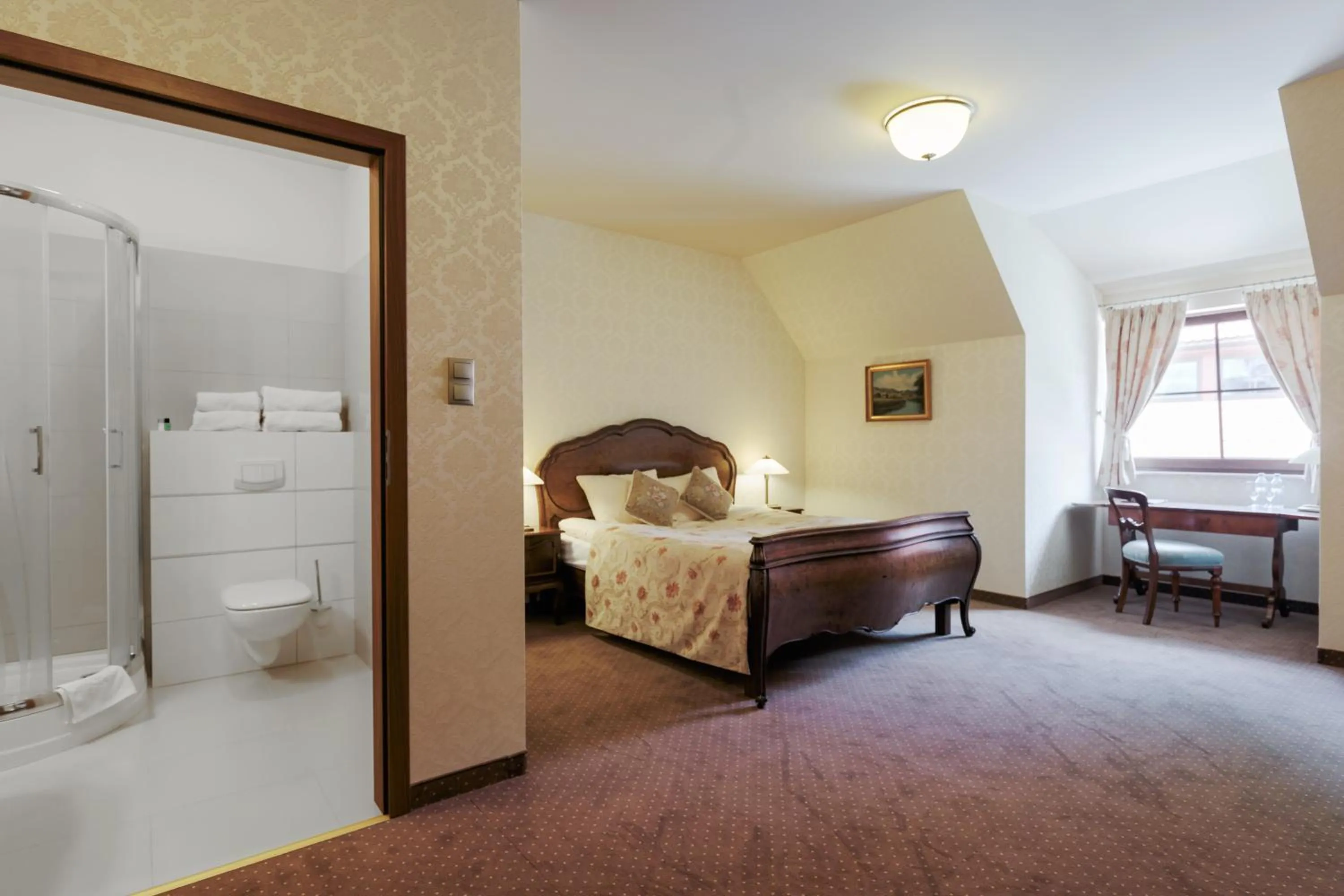 Bedroom, Bed in Hotel Folwark