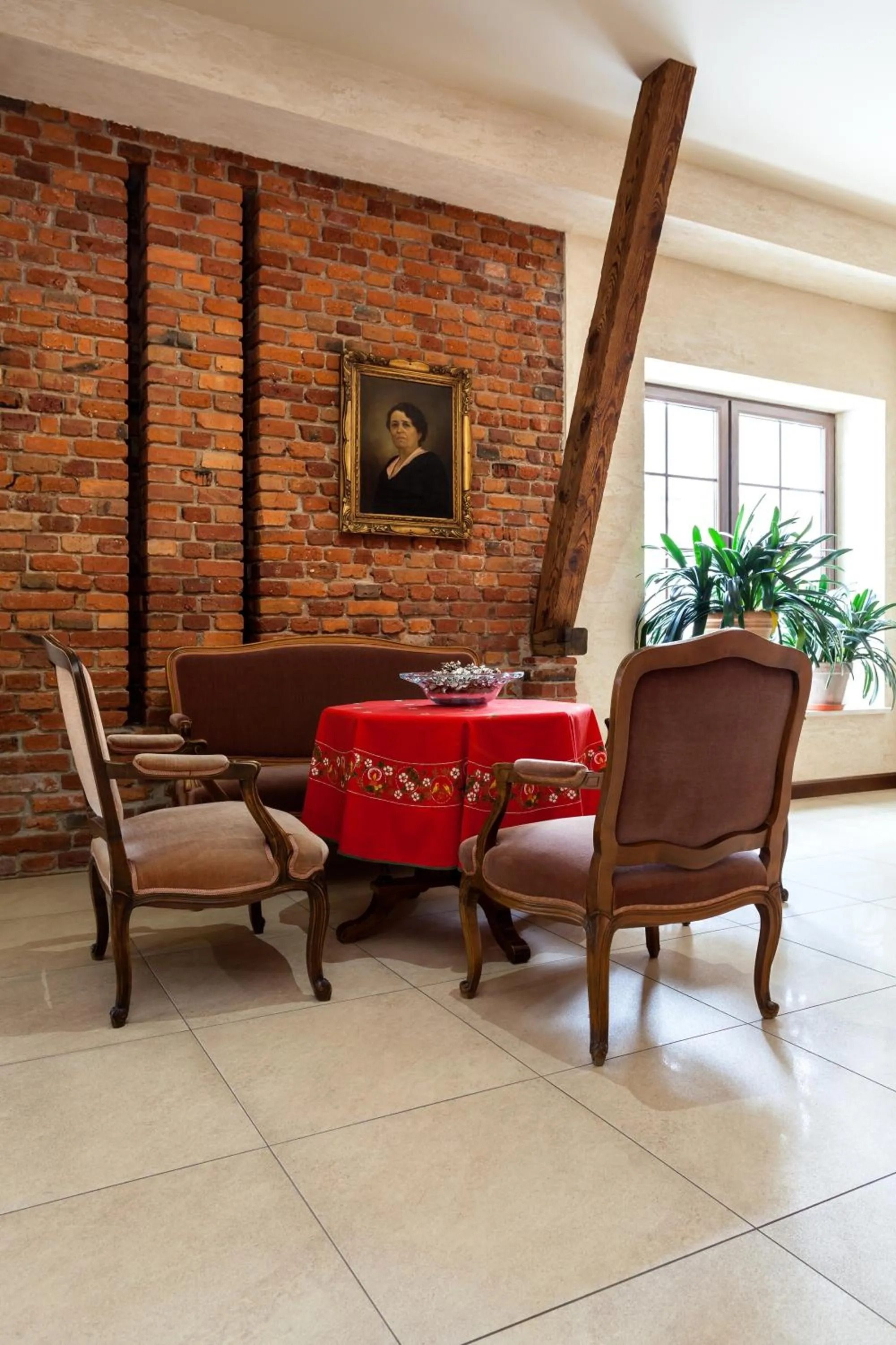 Lobby or reception in Hotel Folwark