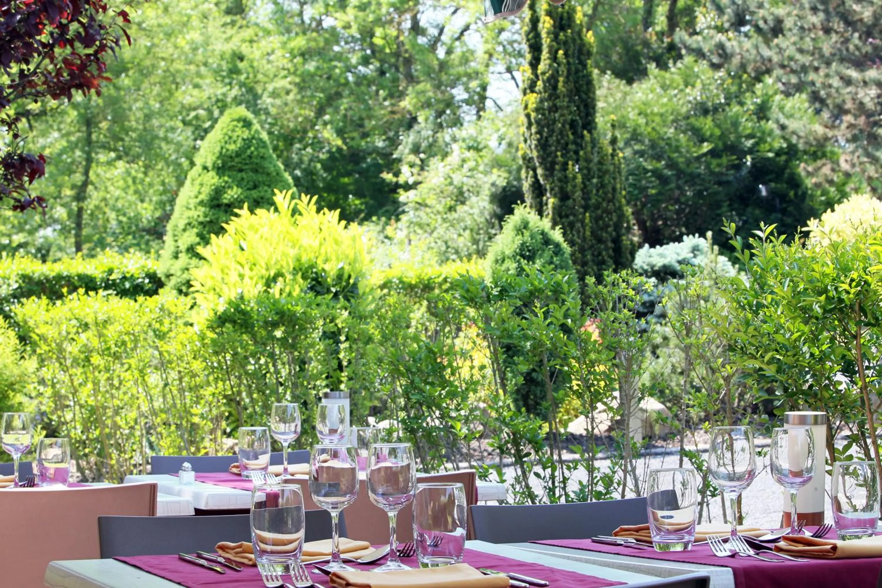 Patio in Kyriad Nancy Sud - Ludres