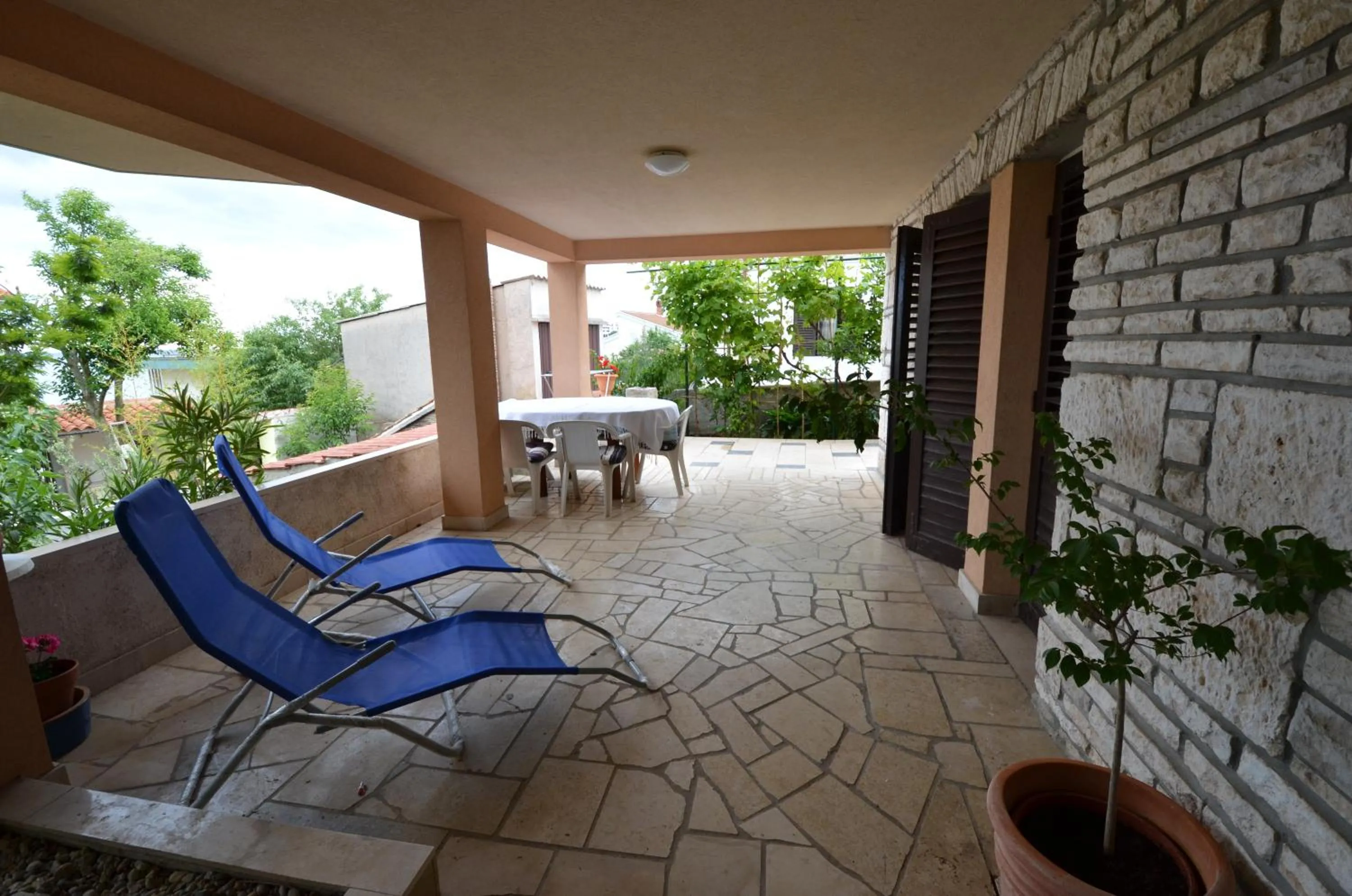 Balcony/Terrace in Apartments Villa Bartol