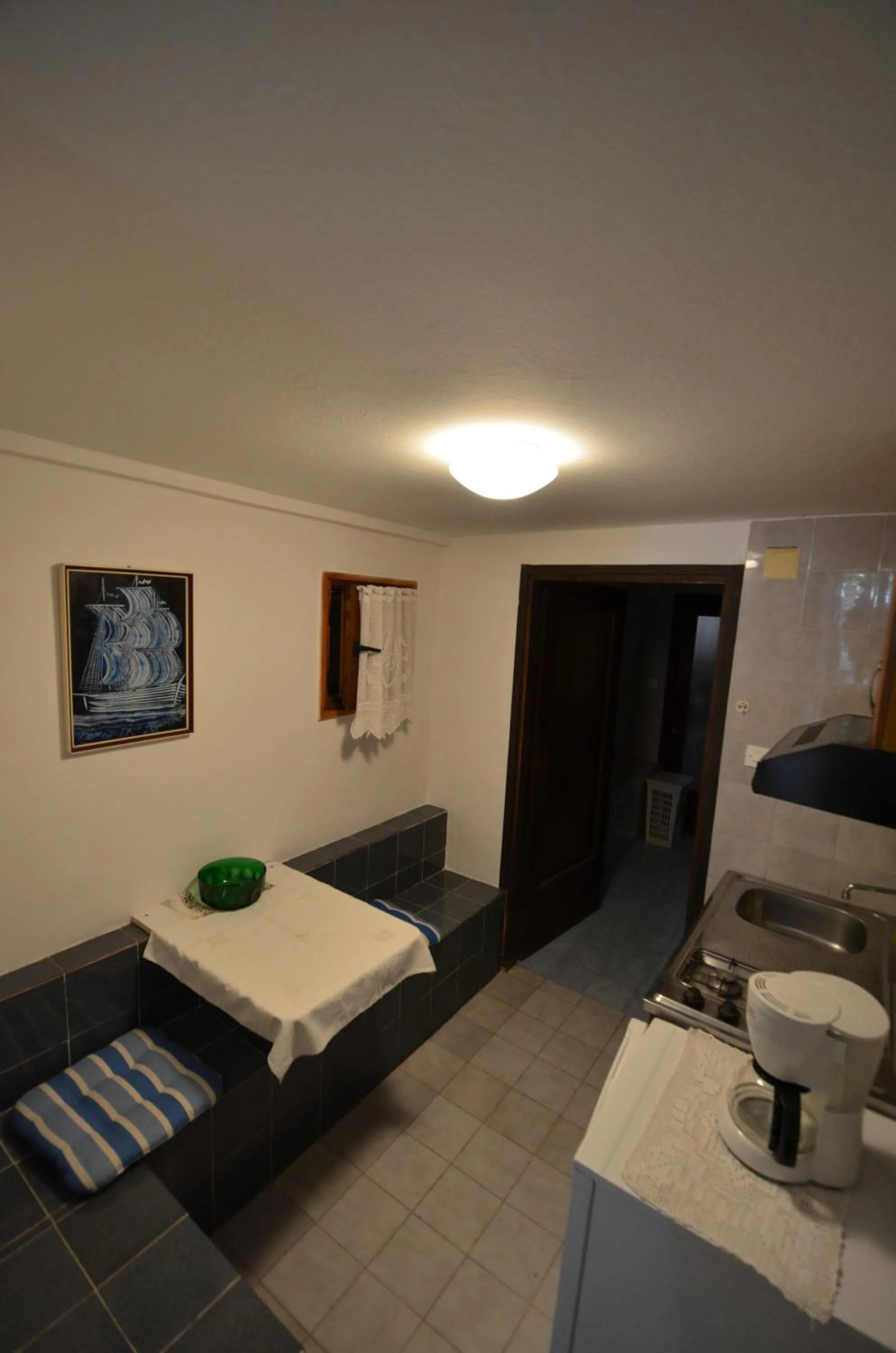 Kitchen or kitchenette, Bed in Apartments Villa Bartol