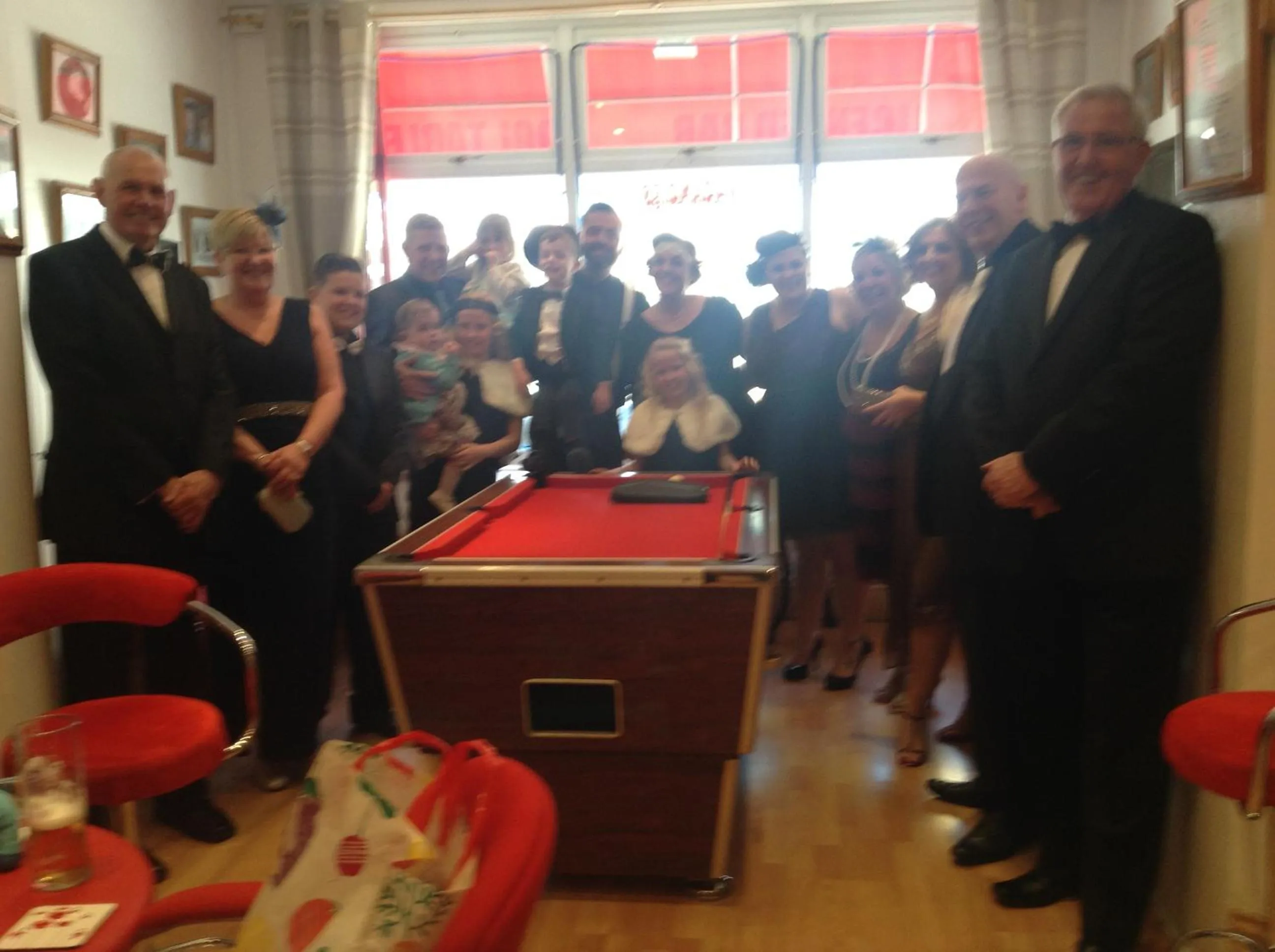 Communal lounge/ TV room in Fairhaven Hotel on Woodfield Road