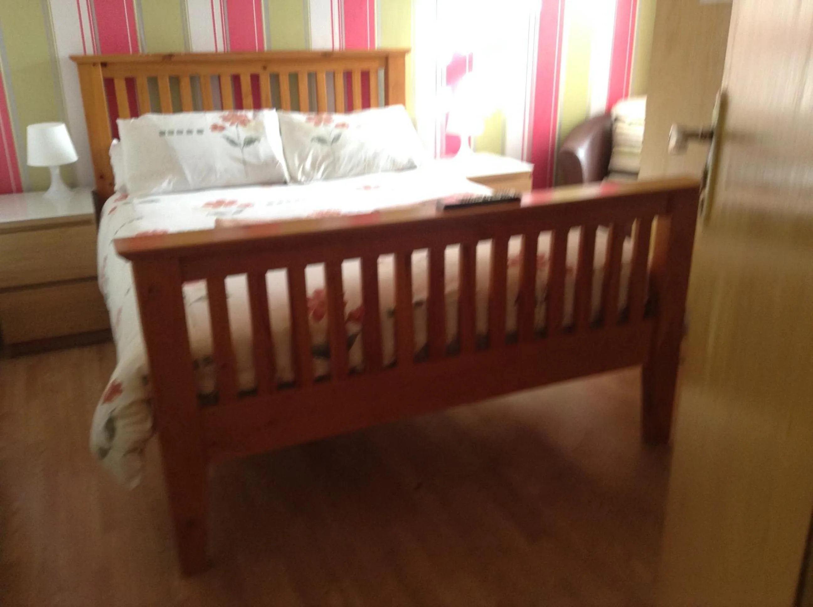 Decorative detail, Bed in Fairhaven Hotel on Woodfield Road