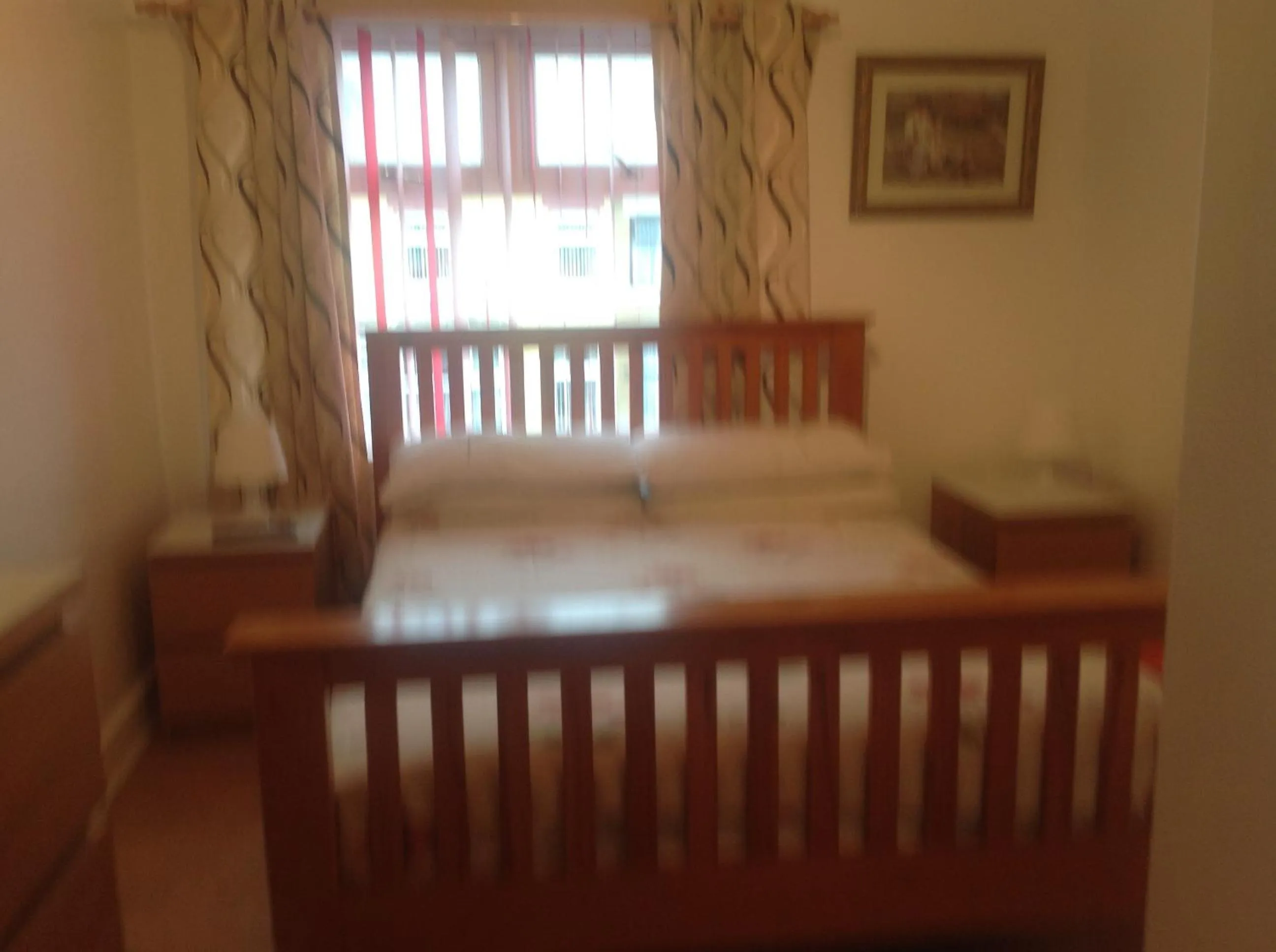 Decorative detail, Bed in Fairhaven Hotel on Woodfield Road