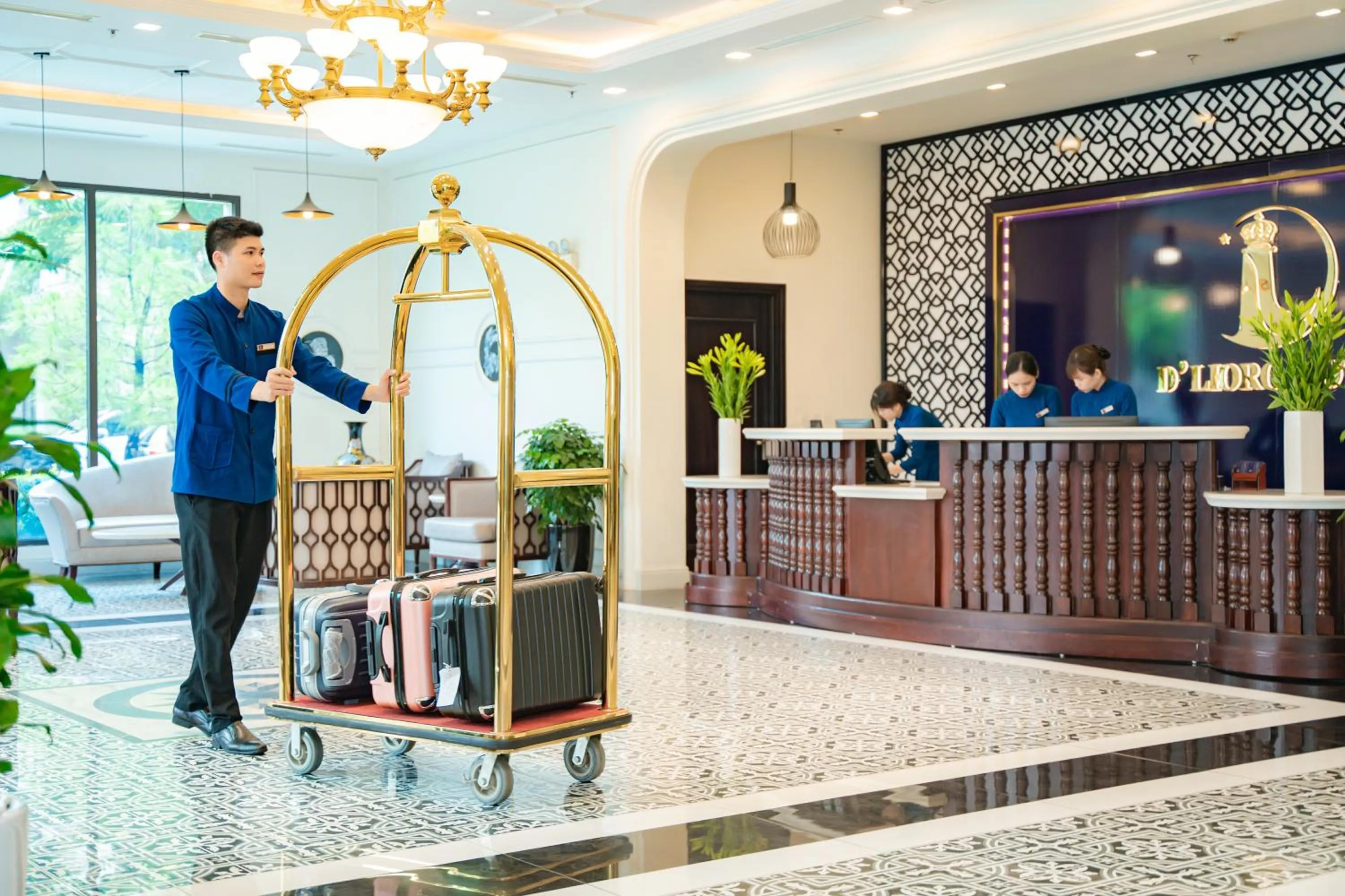 Lobby or reception in D'Lioro Hotel & Resort