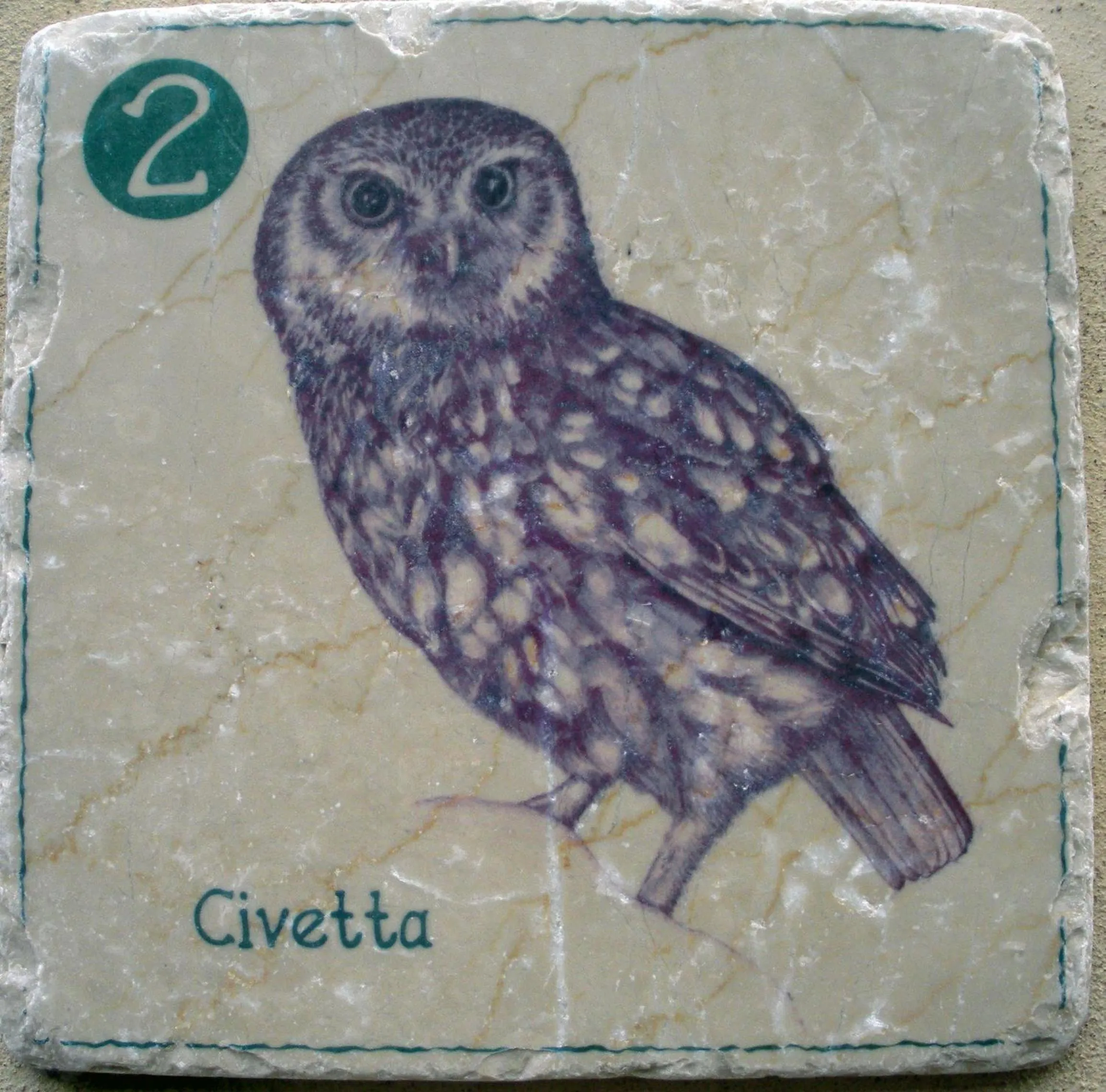 Decorative detail in Casa del Geco