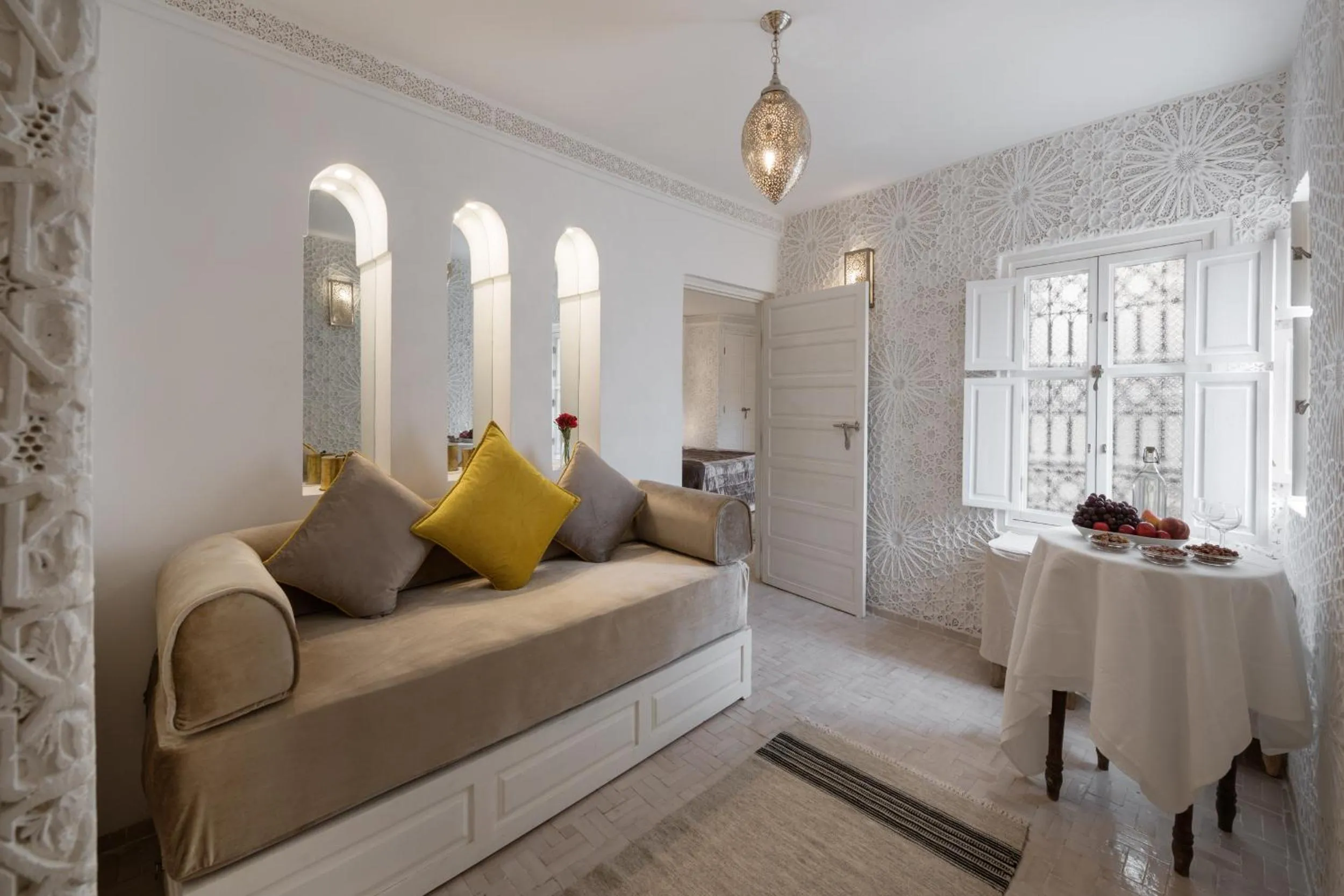 Living room in Riad Spice by Marrakech Riad