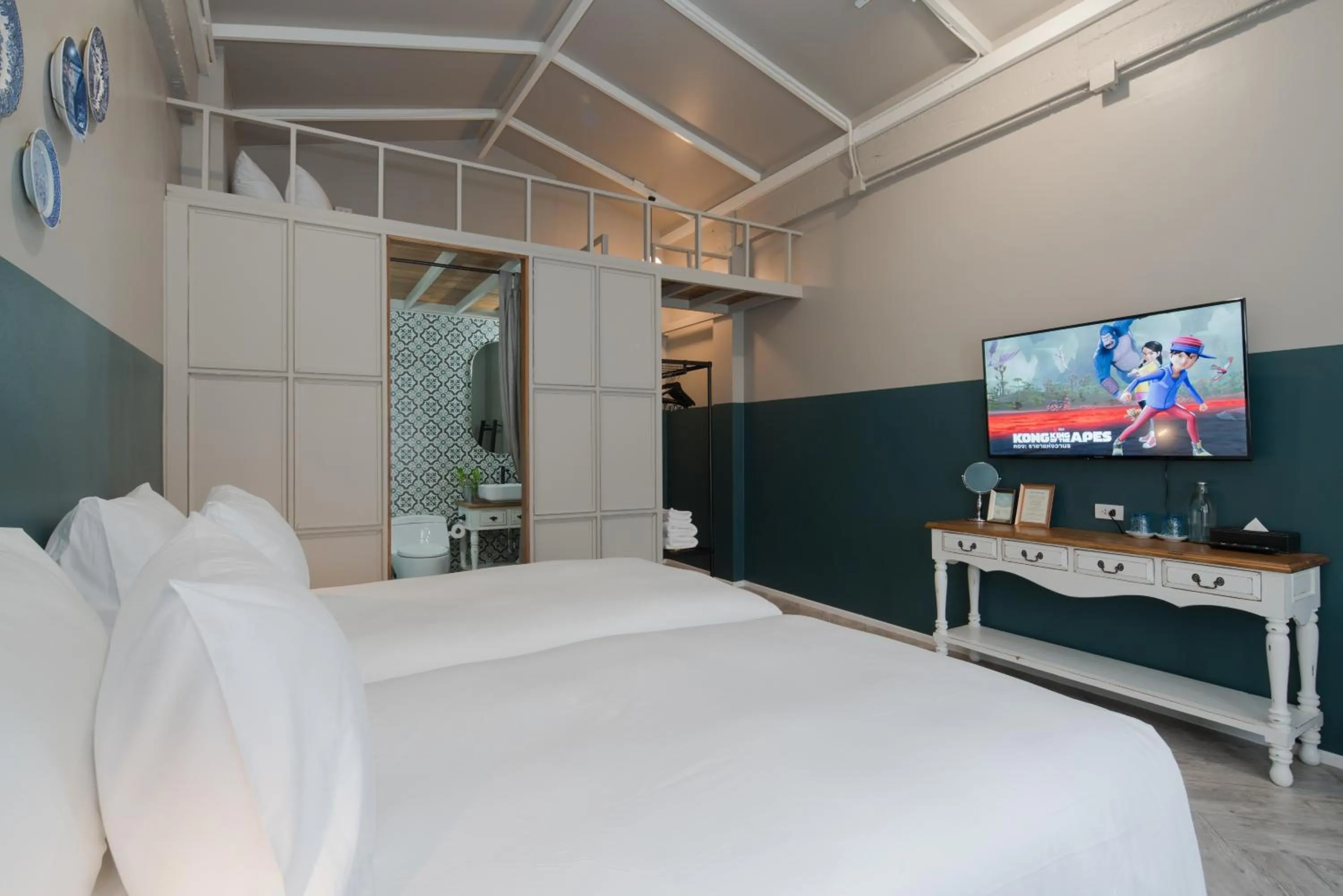 TV and multimedia, Bed in Blu Monkey Boutique Phuket Town