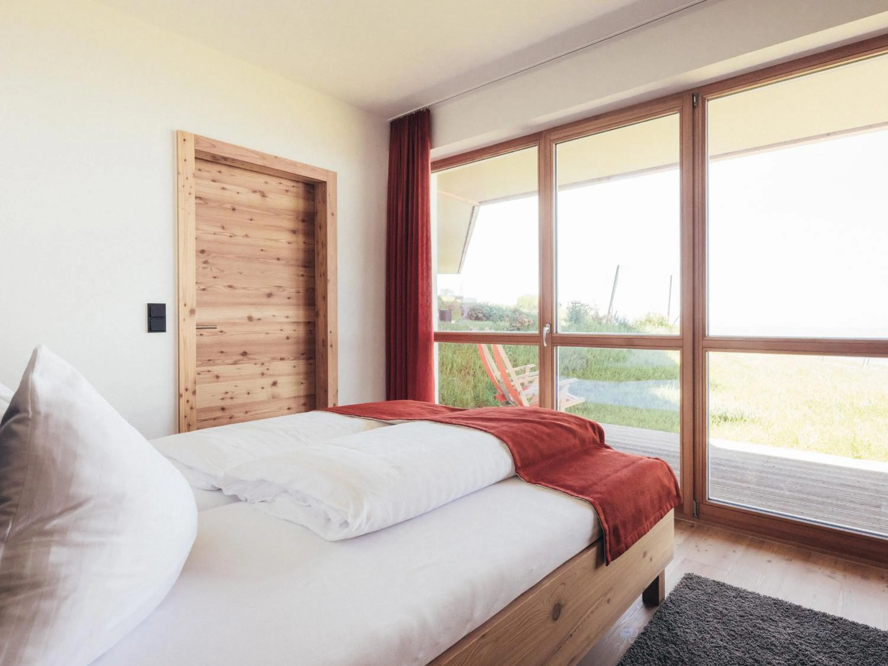 Bed in Alpinhotel Pacheiner