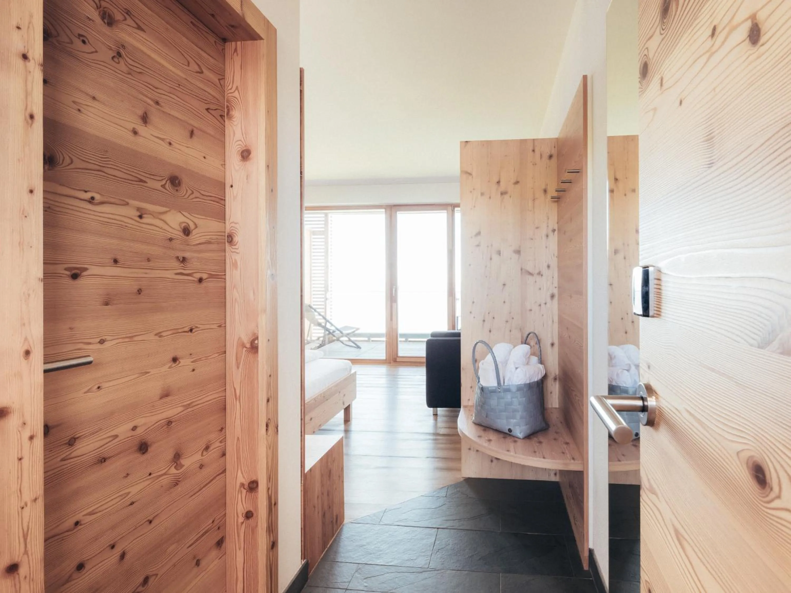 Bed in Alpinhotel Pacheiner