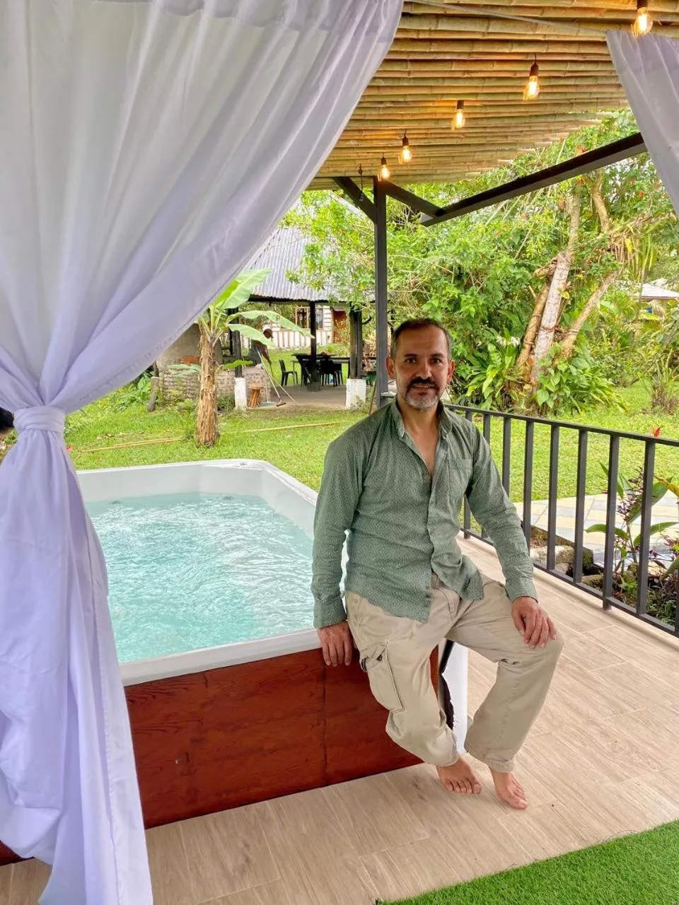 Hot Tub in Casa de Piedra