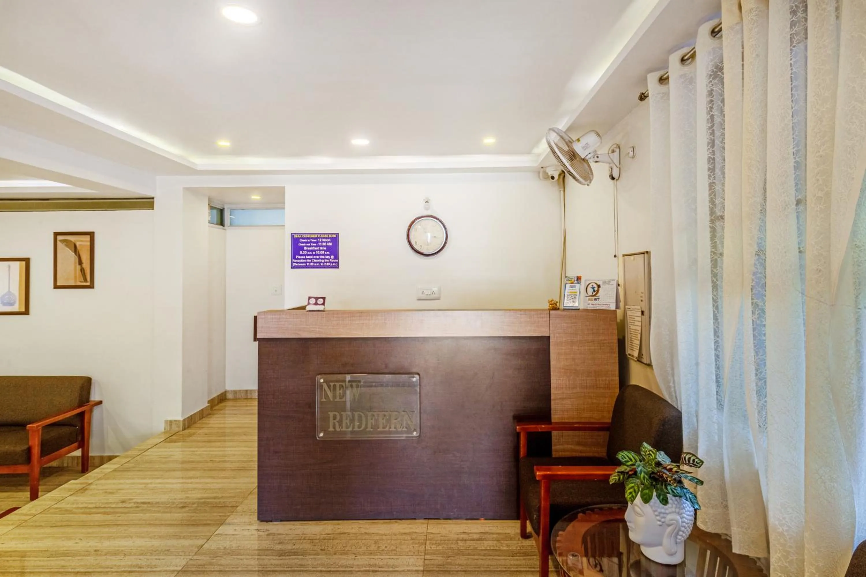 Lobby or reception in Treebo New Redfern, Madikeri