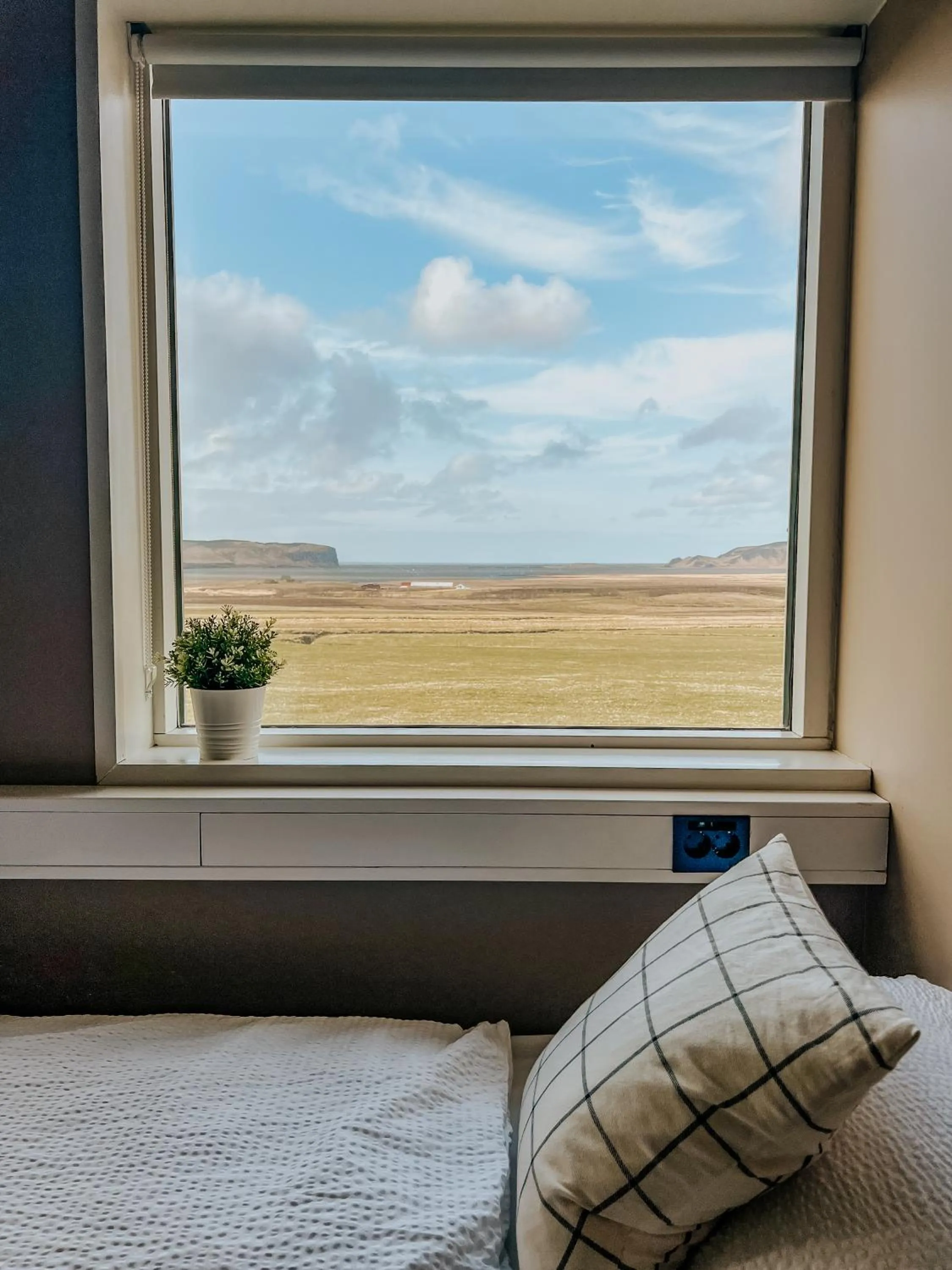 Bed in Guesthouse Reynir