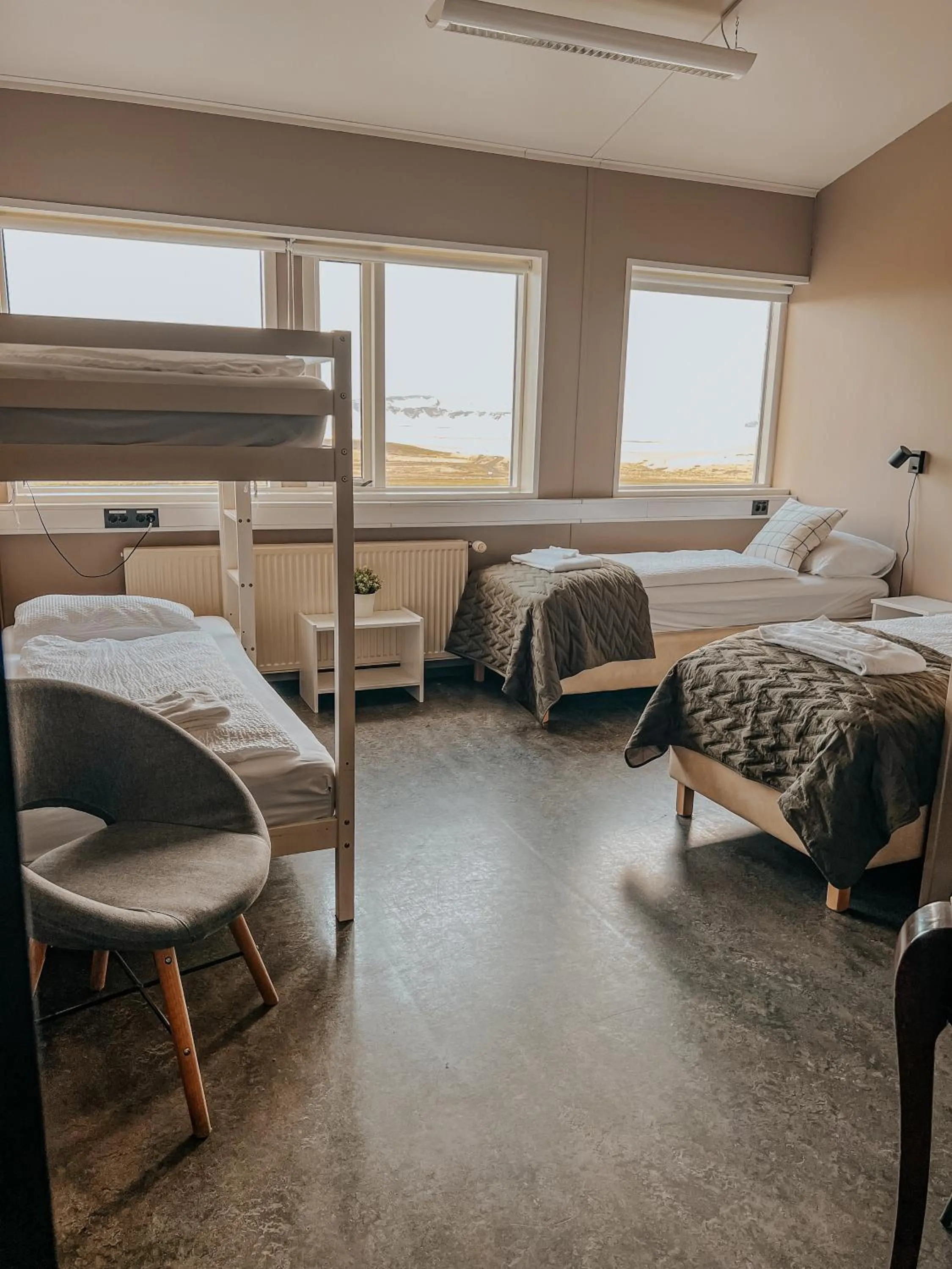 Bed in Guesthouse Reynir