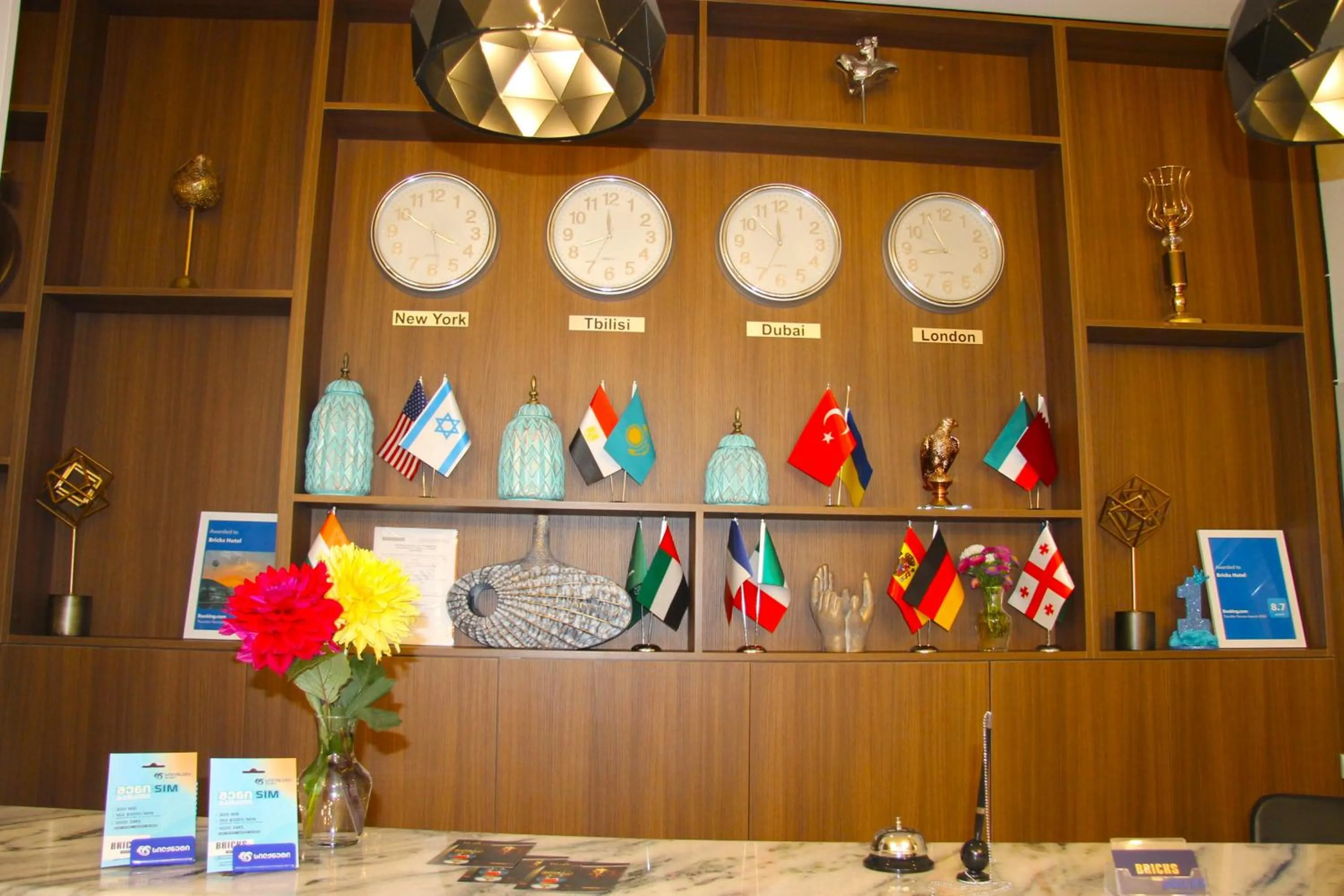 Lobby or reception in Bricks Hotel Tbilisi
