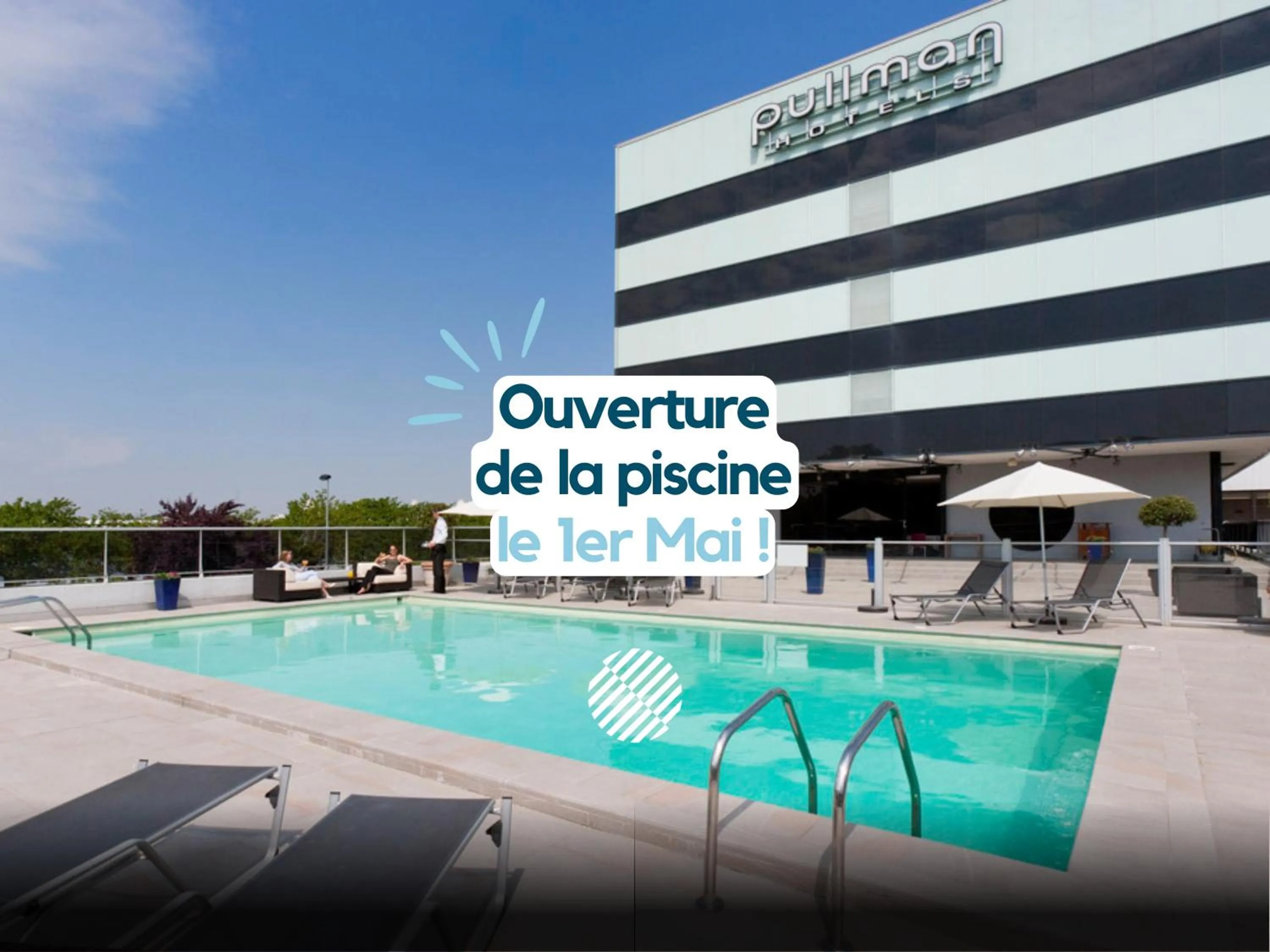 Pool view in Pullman Bordeaux Lac