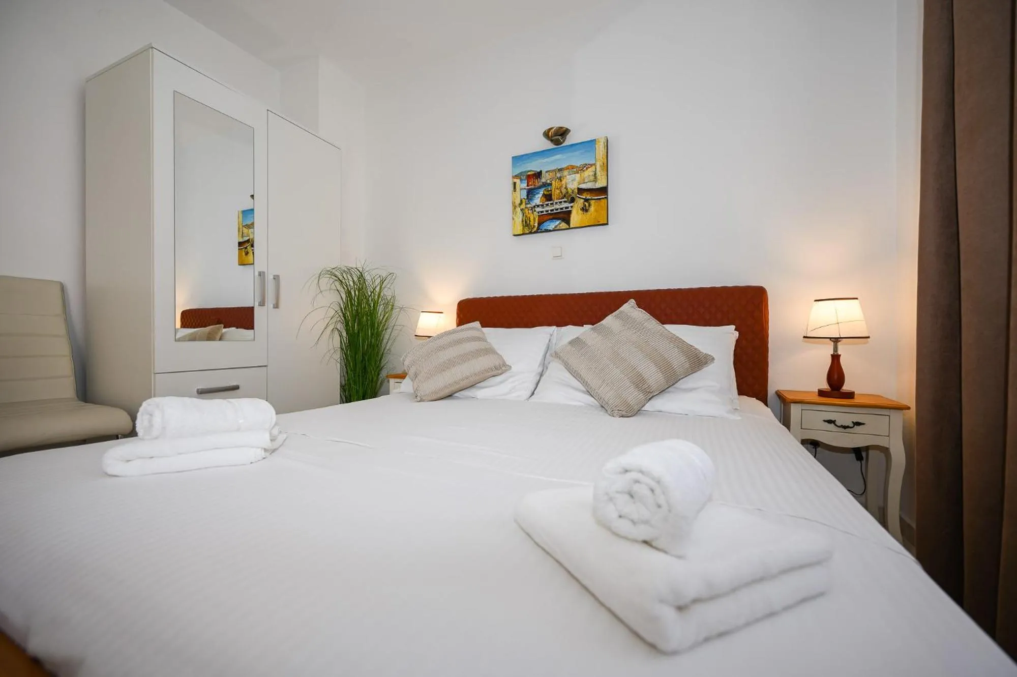 Bed in Beach House Poseydon
