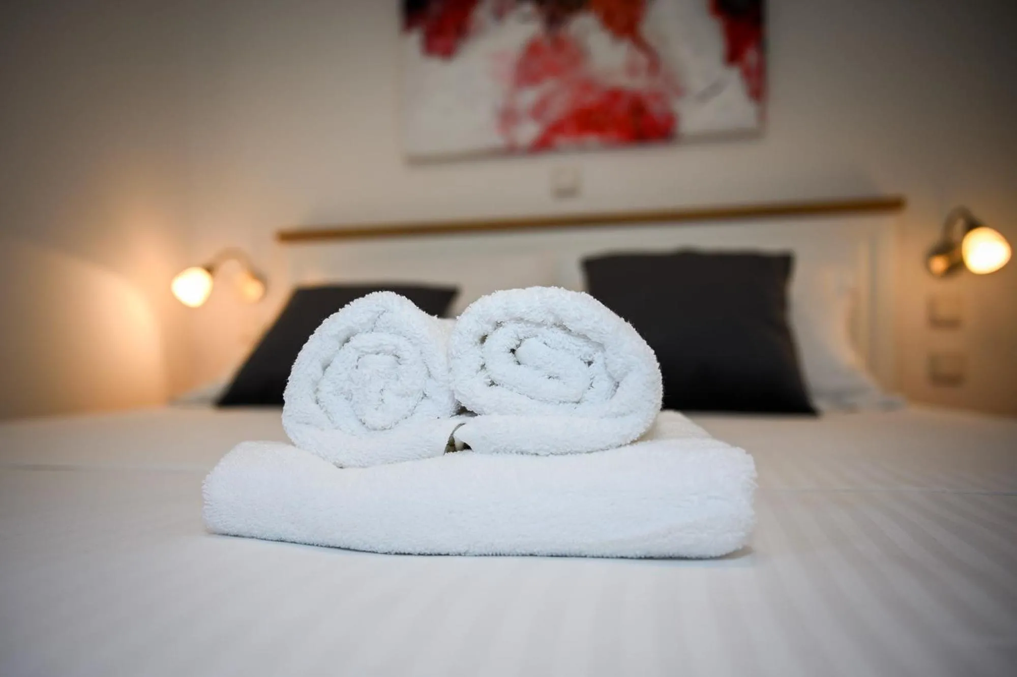 Bed in Beach House Poseydon