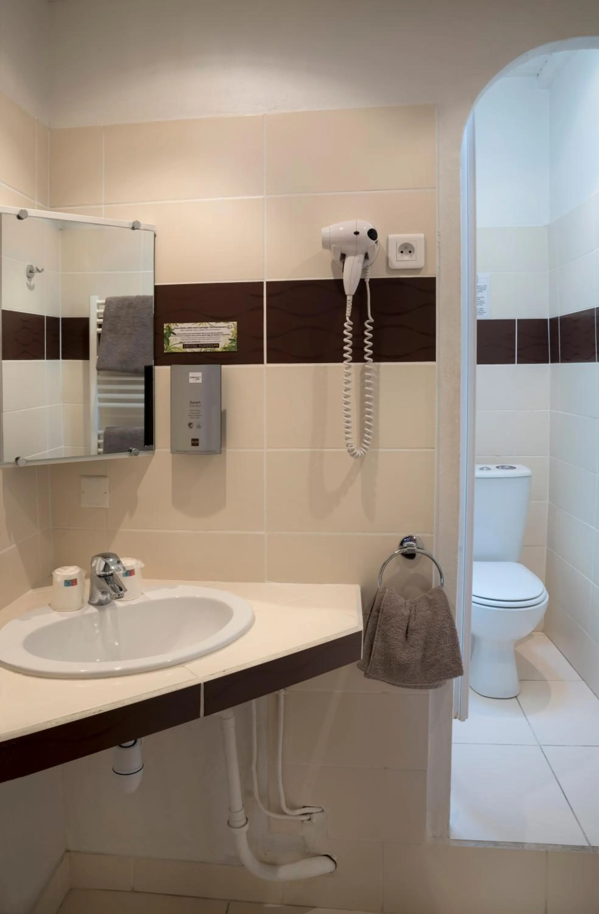 Bathroom in Hotel Toppin