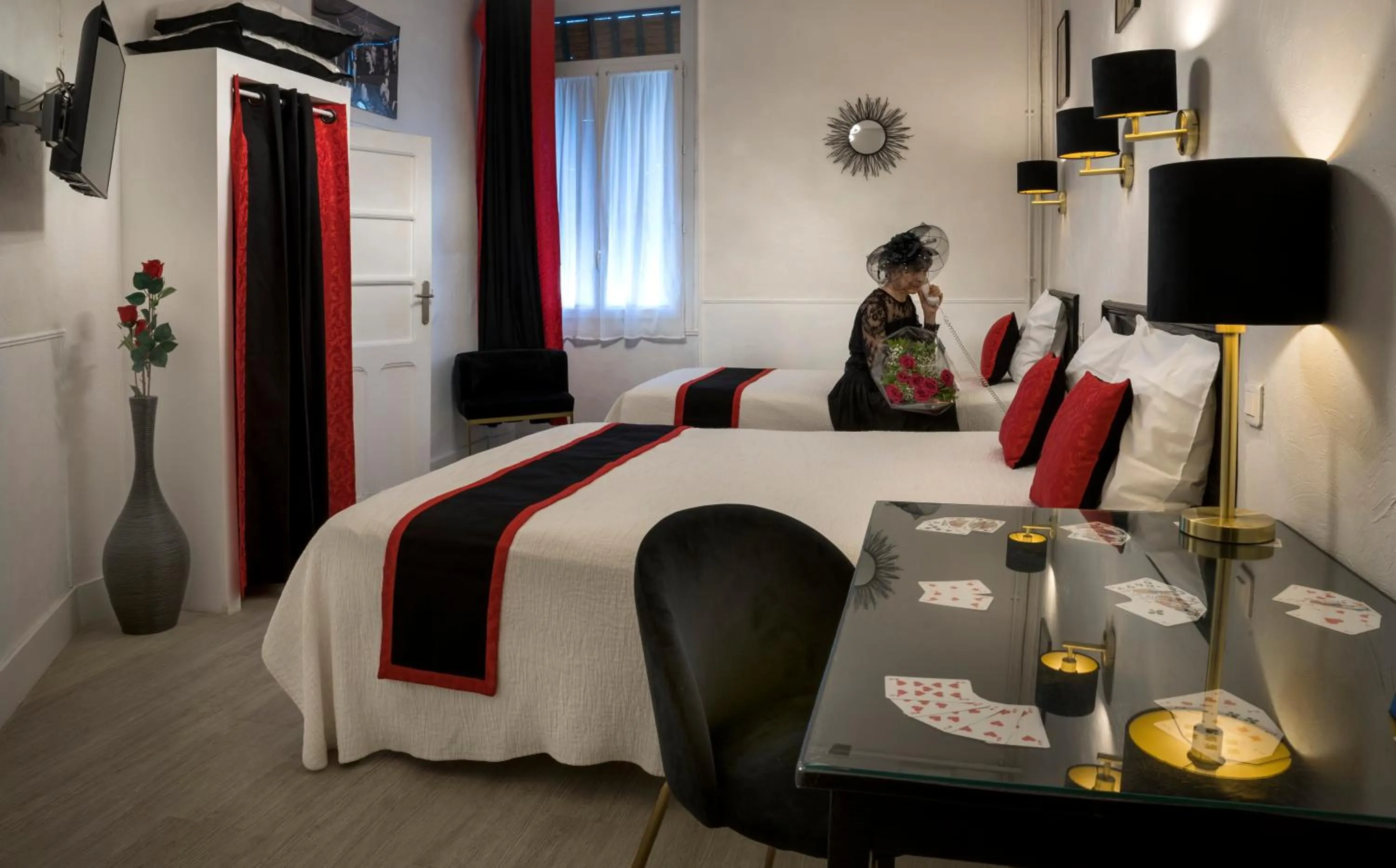 Bedroom, Bed in Hotel Toppin