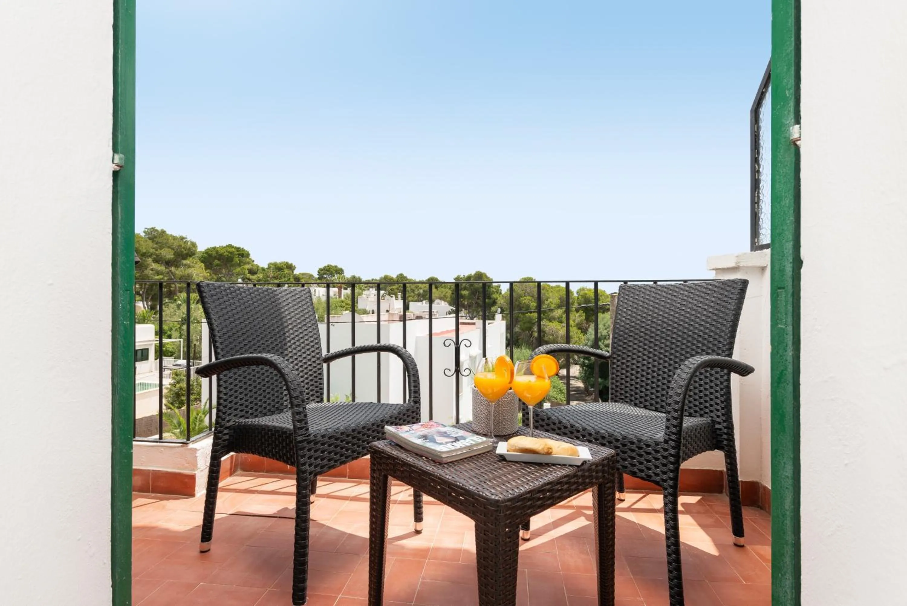 Balcony/Terrace in Hostal Talamanca