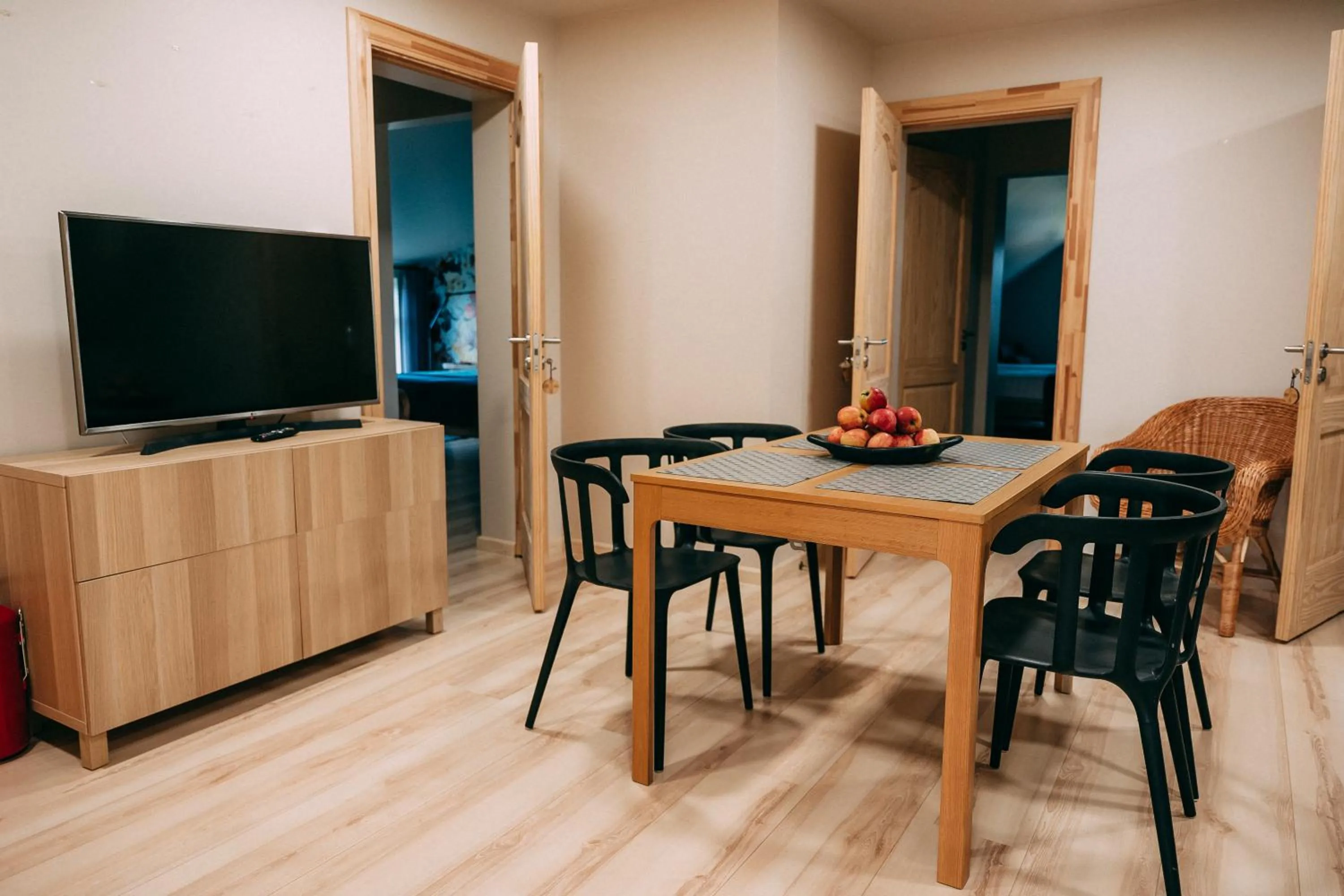 Living room in Weavers' Guest House Kalndaki