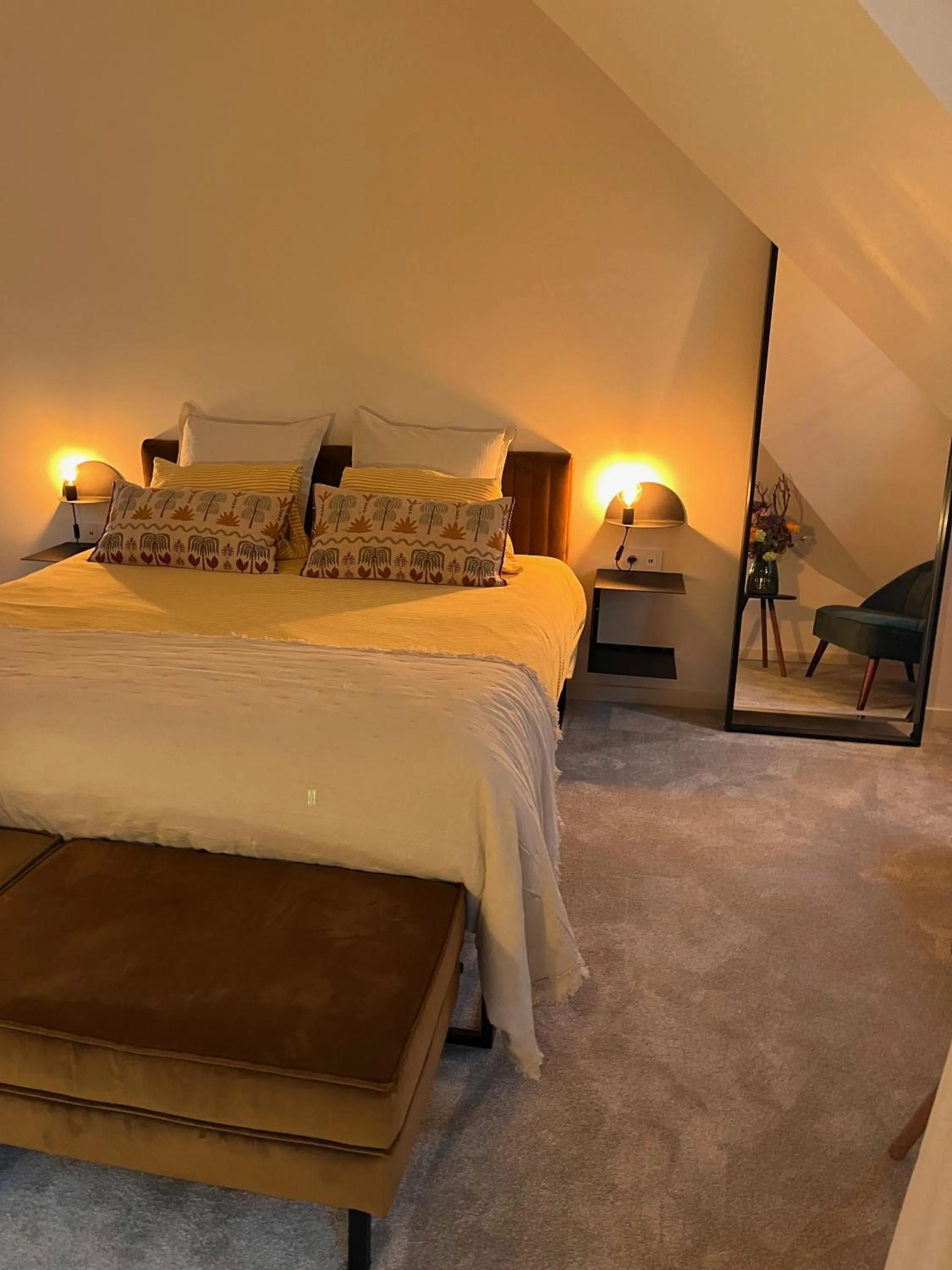 Bedroom, Bed in B&B Achilles