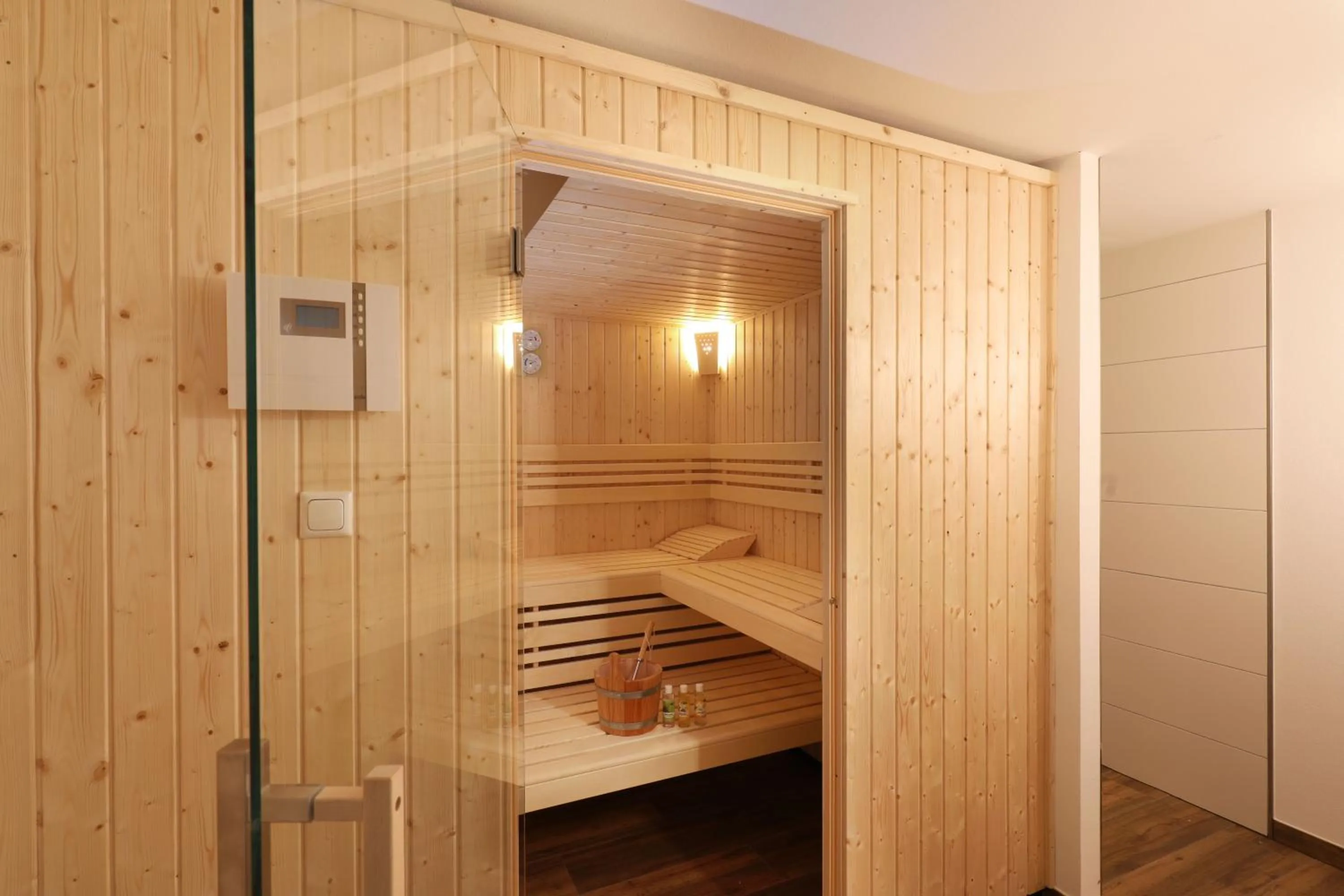 Sauna in Hotel Garni Dorferwirt am Irrsee