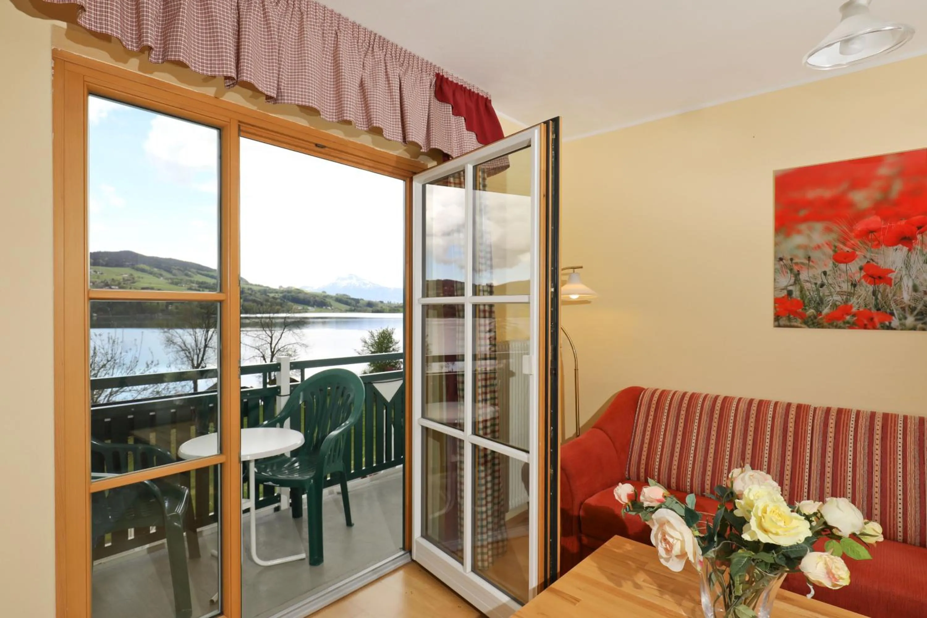 Balcony/Terrace in Hotel Garni Dorferwirt am Irrsee