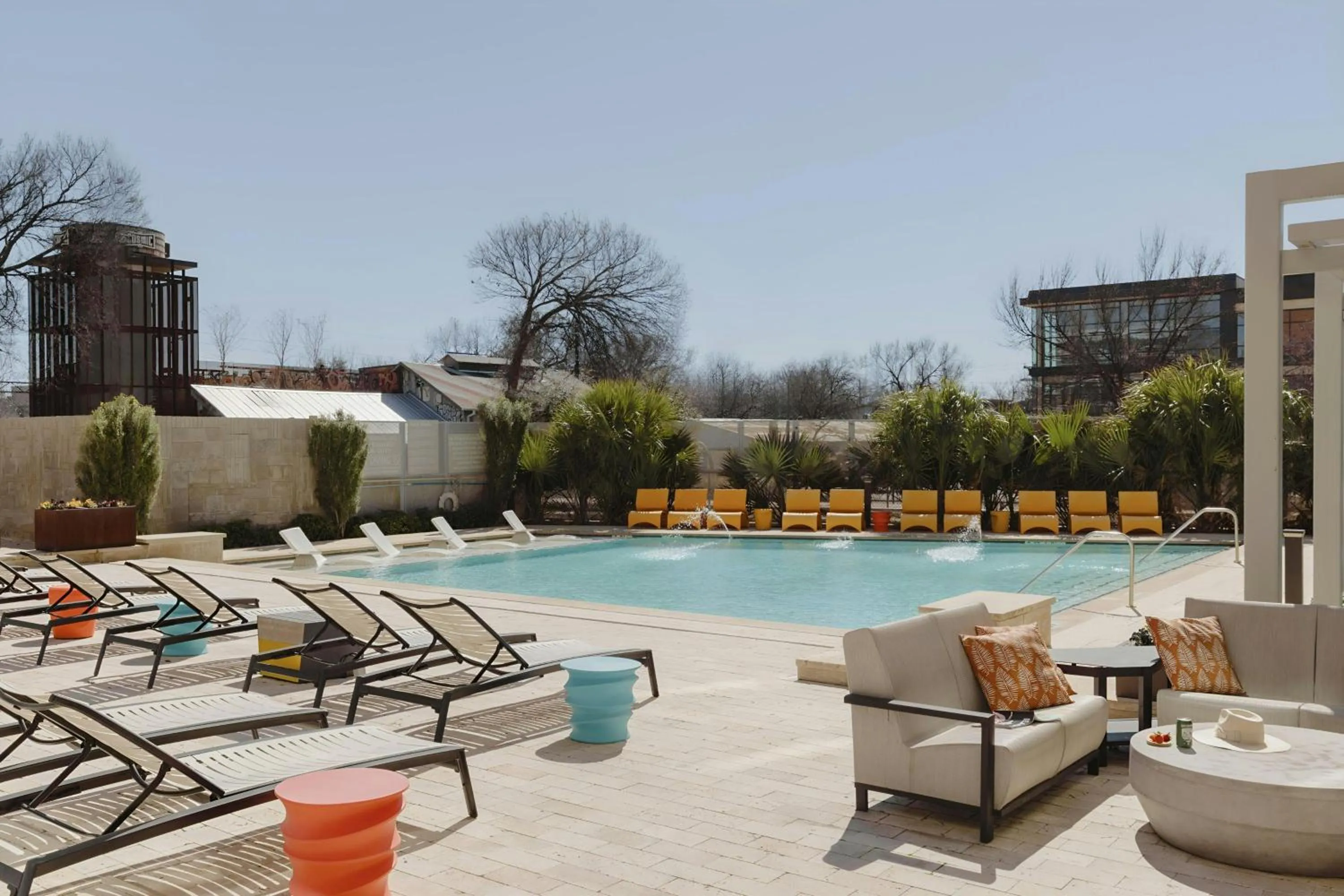 Swimming pool in Sonder by Marriott Bonvoy East 5th Apartments East Austin